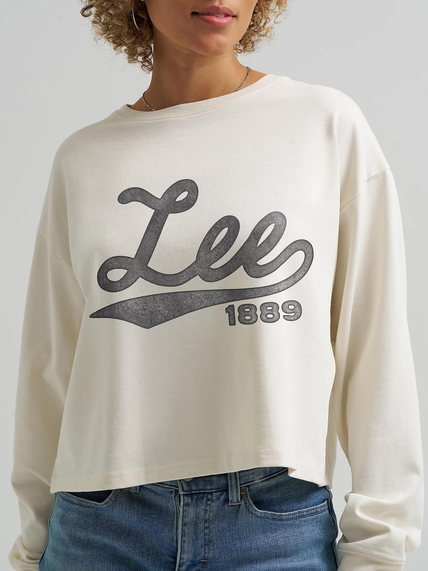 Women's 89' Crew Neck Sweatshirt | Women's Tops & Tees | Lee® Product Image