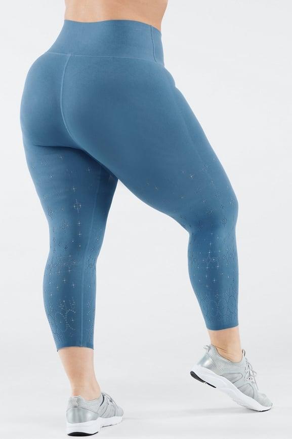 High-Waisted SculptKnit® Eyelet 7/8 Product Image