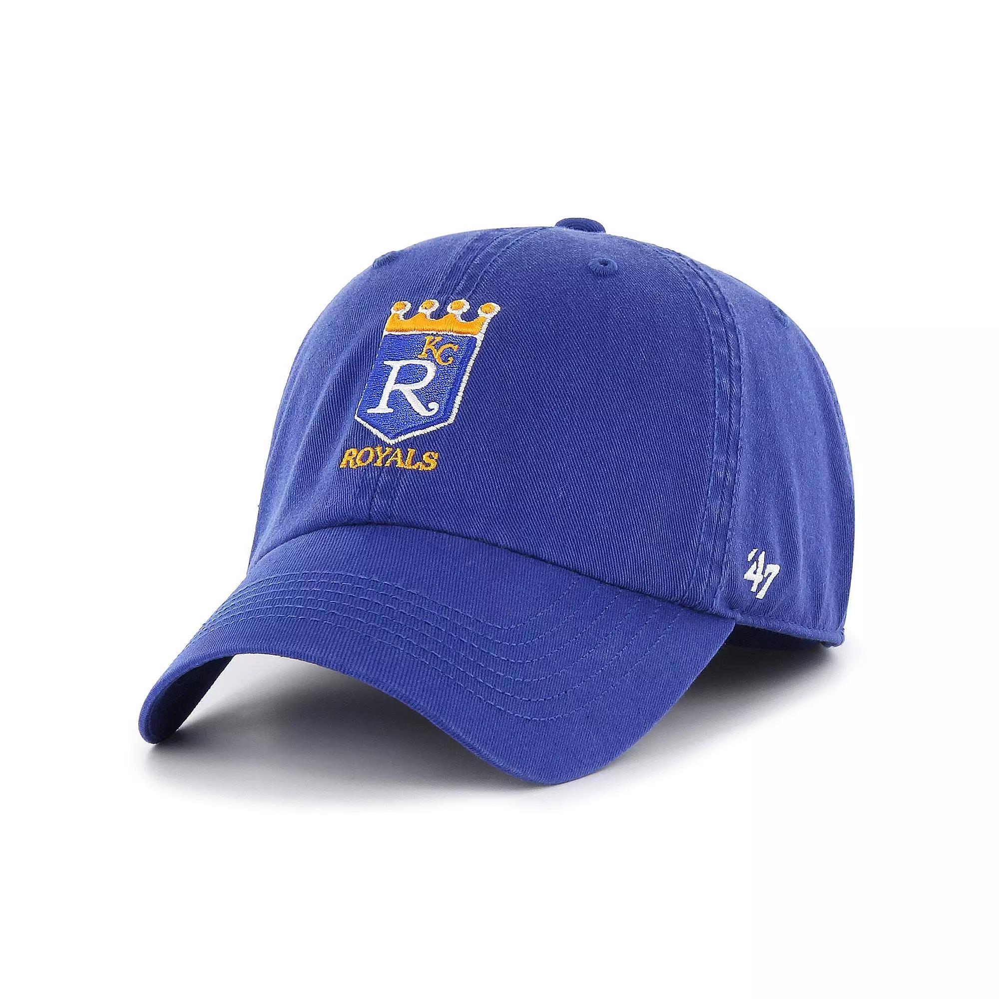 Men's '47 Royal Kansas City Royals Cooperstown Collection Franchise Fitted Hat, Size: XL, Blue Product Image