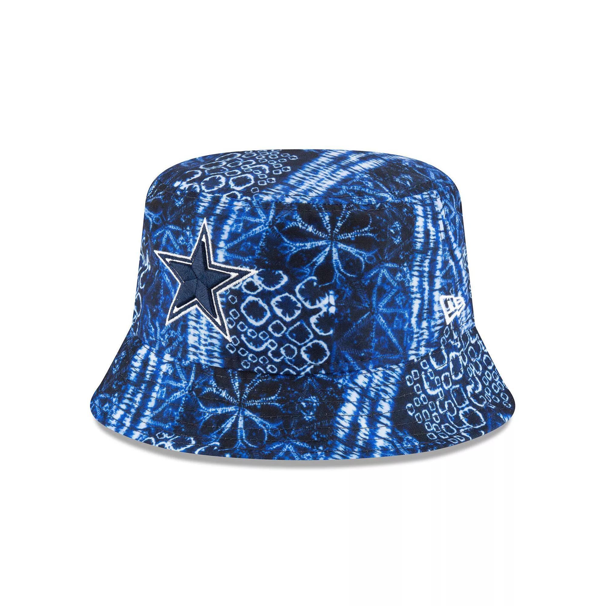 Men's New Era Navy Dallas Cowboys Shibori Bucket Hat, Size: Small/Medium, Blue Product Image