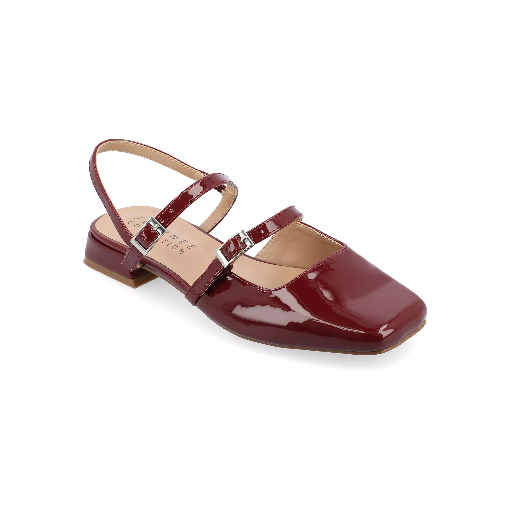 Journee Tru Comfort Foam™ Gretchenn Women's Flats, Size: 9 Wide, Red Product Image