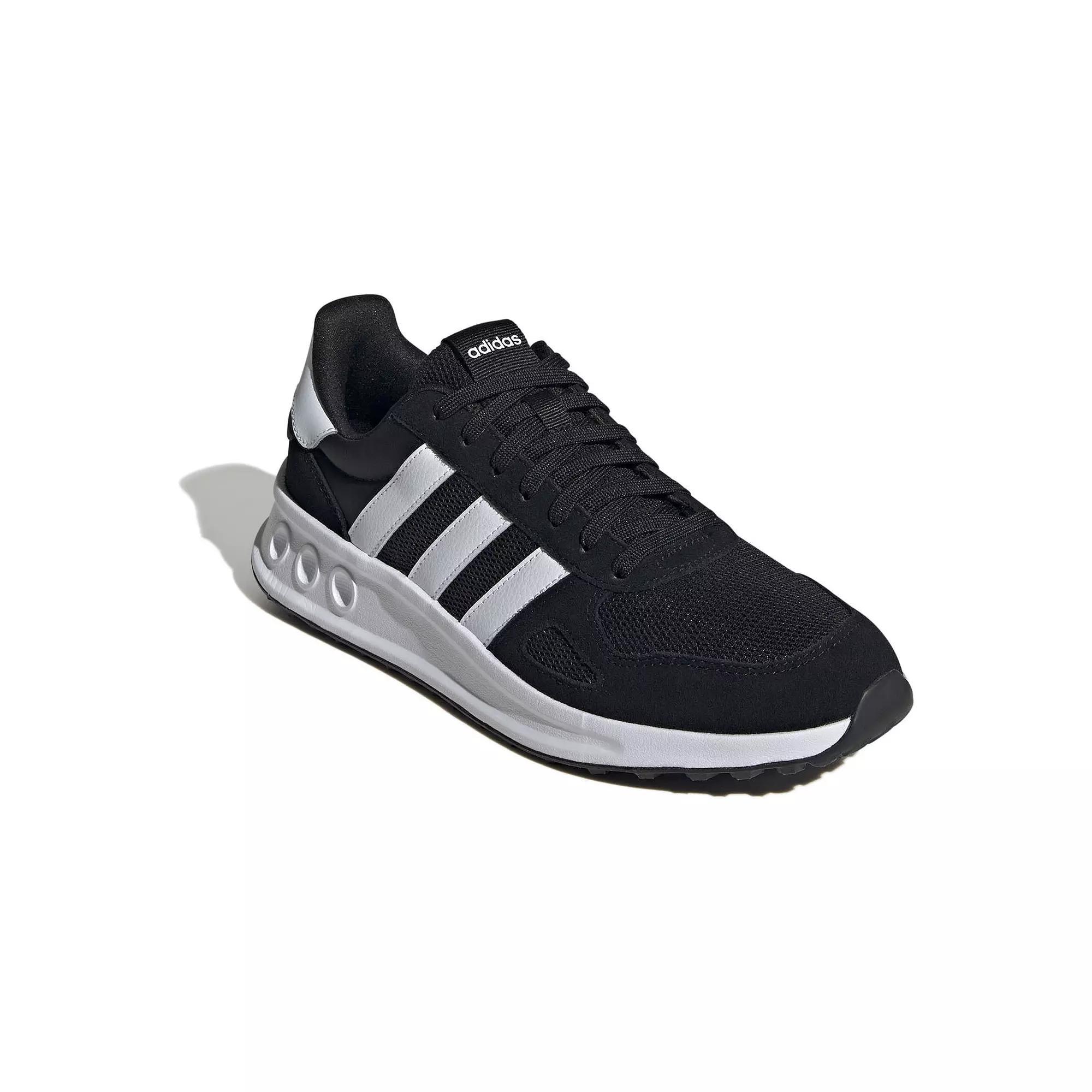 adidas Run 84 Mens Running Shoes Black White Black Product Image