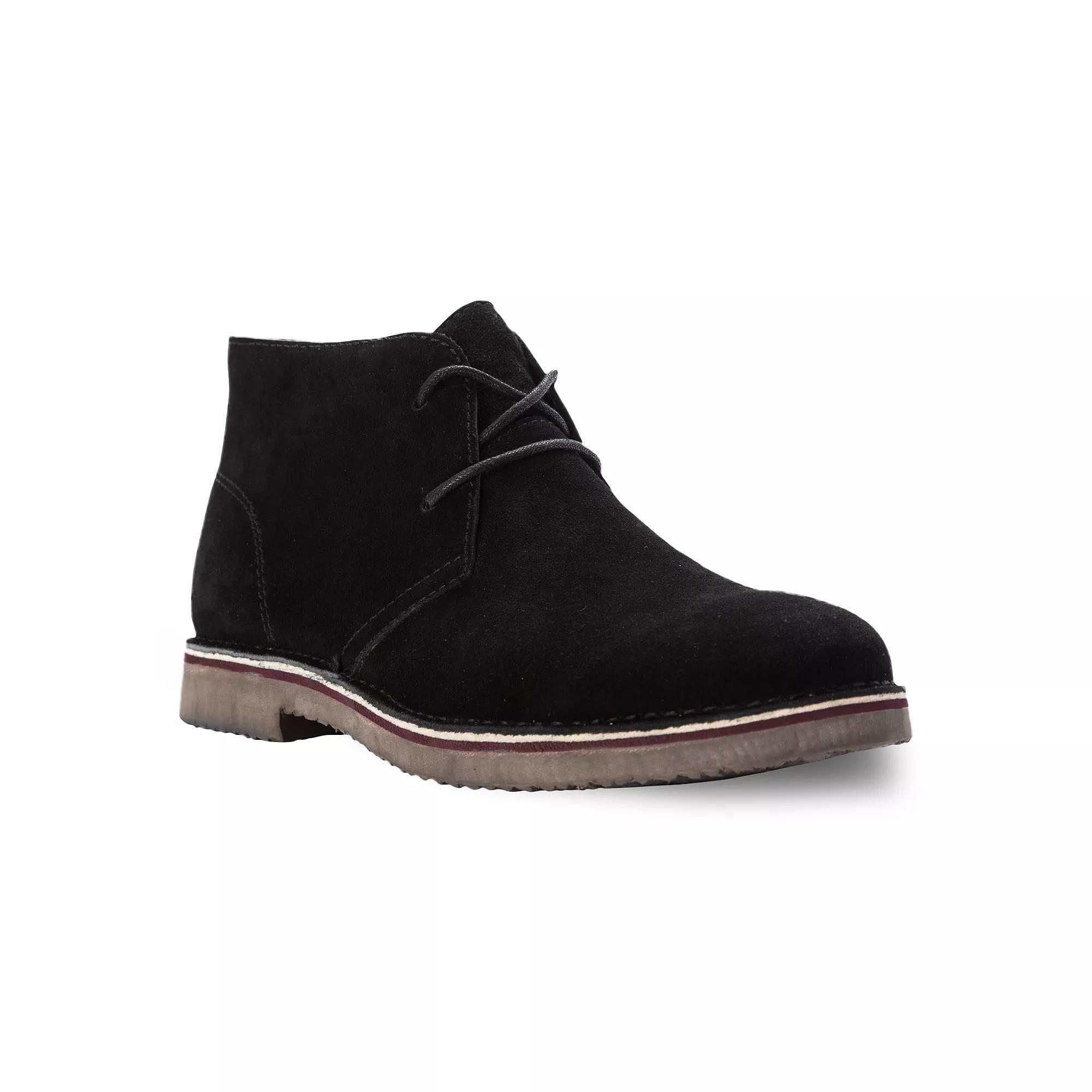 Propet Findley Men's Suede Chukka Boots, Size: 9 XW, Black Product Image