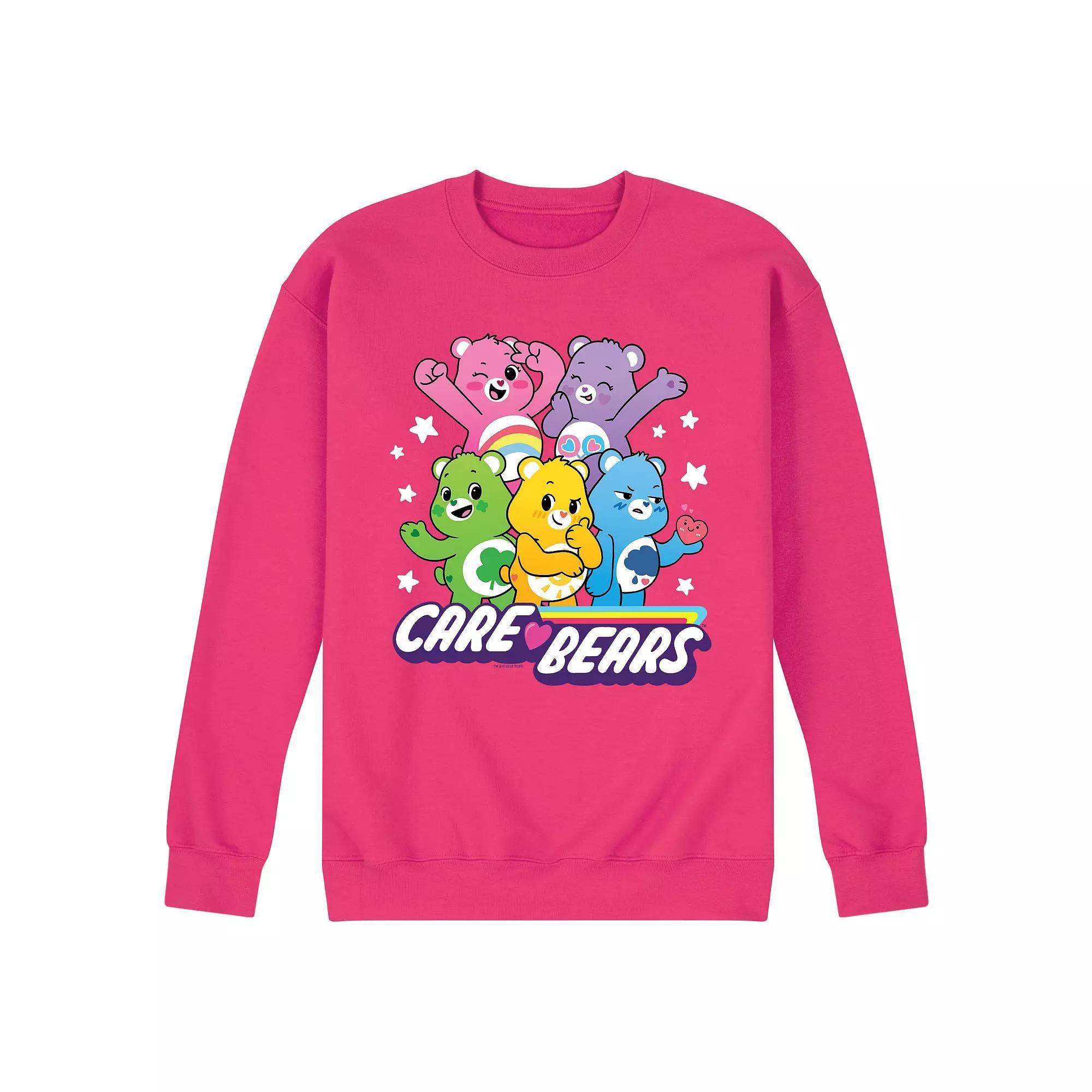 Mens Care Bears Unlock The Magic Group Fleece Sweatshirt Product Image
