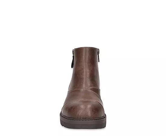 Aliah Easy Works by Easy Street Women's Slip Resistant Ankle Boots, Size: 9.5, Brown Product Image