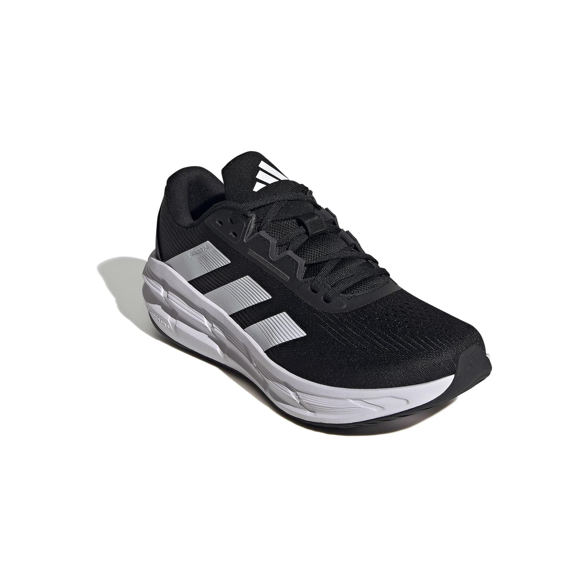 adidas Questar 3 Mens Running Shoes Black White Black Product Image