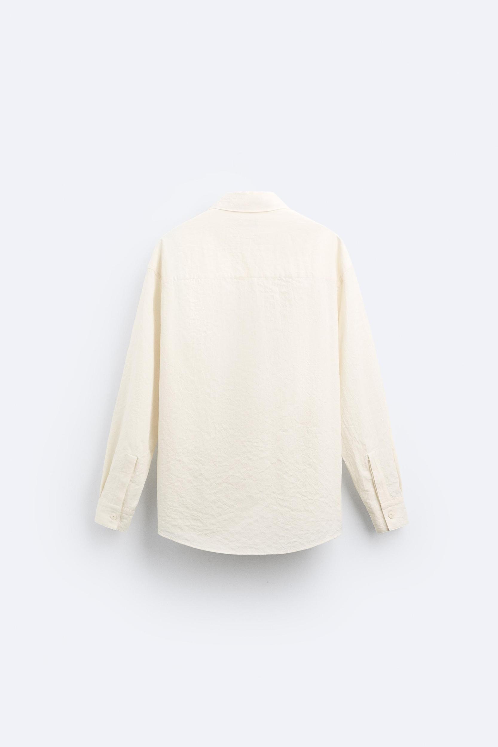 WRINKLED LOOK SHIRT Product Image