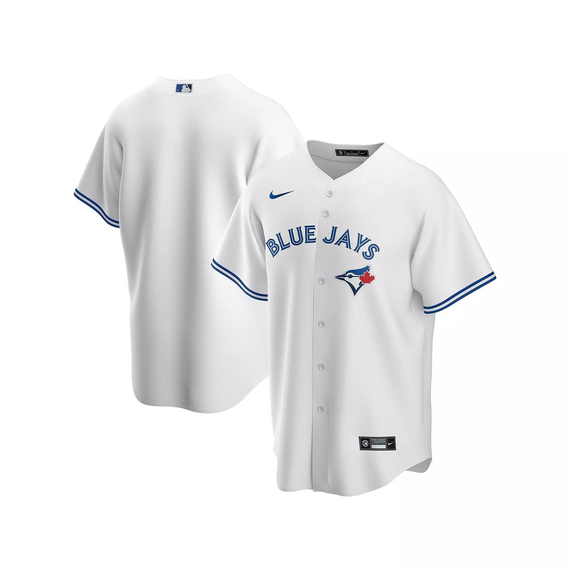 Men's Nike White Toronto Blue Jays Home Replica Team Jersey, Size: Small, Jay White Product Image