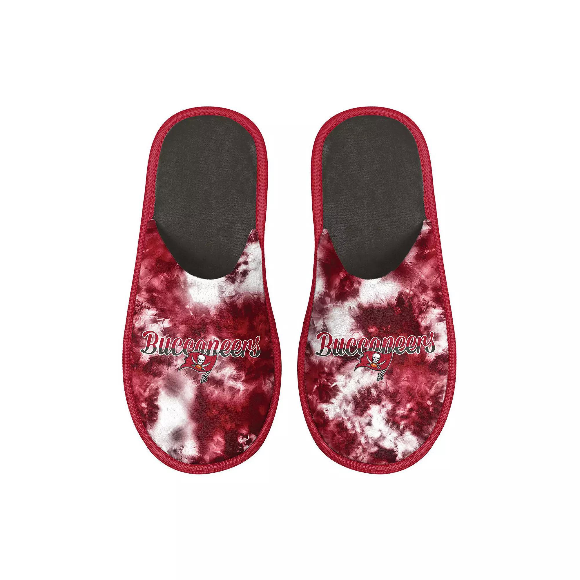 Women's FOCO Tampa Bay Buccaneers Team Scuff Slide Slippers, Size: Medium, Red Product Image