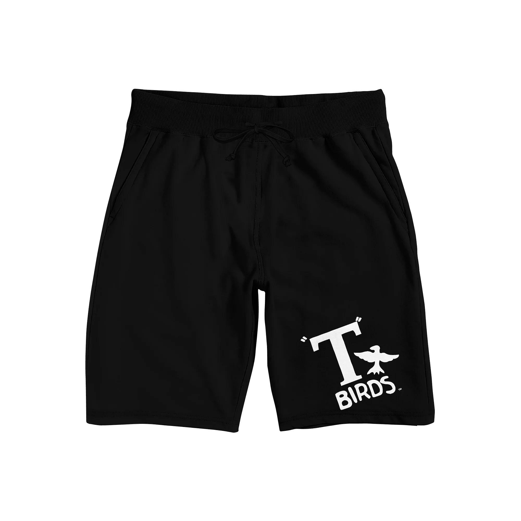 Men's Grease T-Birds Logo Pajama Shorts, Size: XXL, Black Product Image