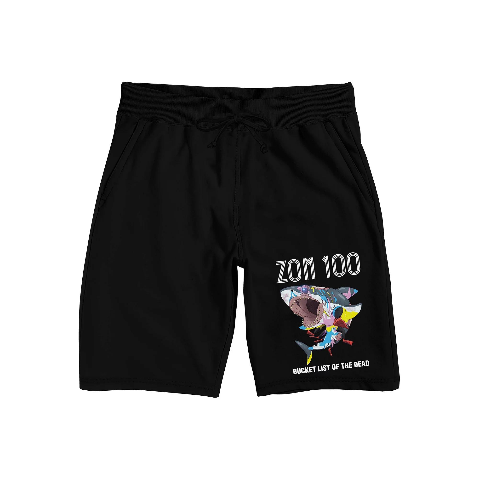 Men's ZOM 100 Bucket List Sleep Shorts, Size: XXL, Black Product Image