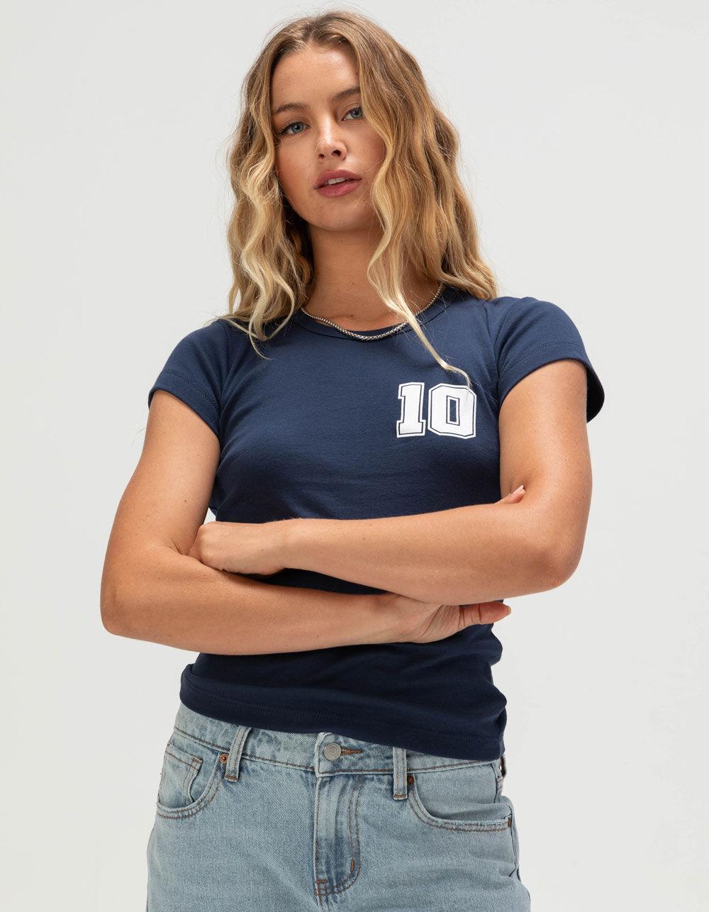 RSQ Womens 10 Baby Tee - NAVY Product Image