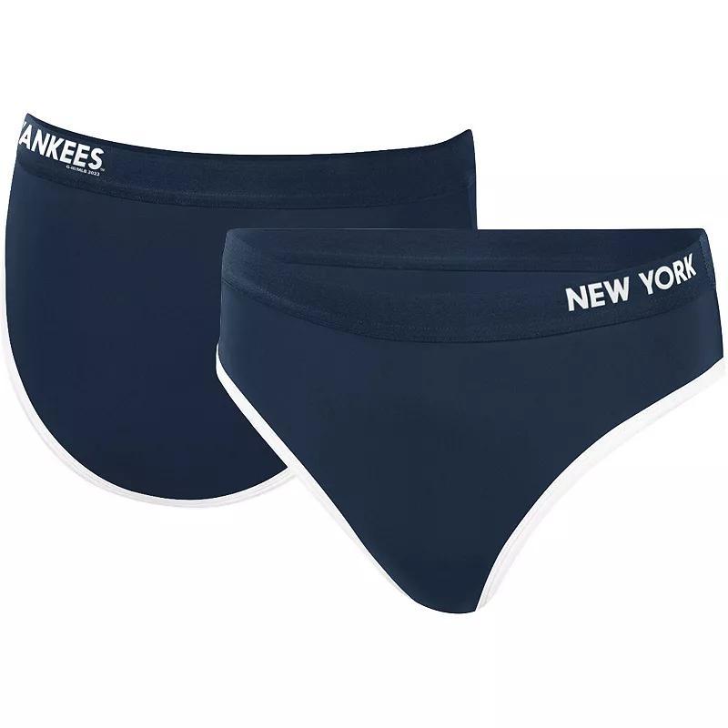 Women's G-III 4Her by Carl Banks Navy Boston Red Sox Southpaw Bikini Bottom, Size: Large, Blue Product Image
