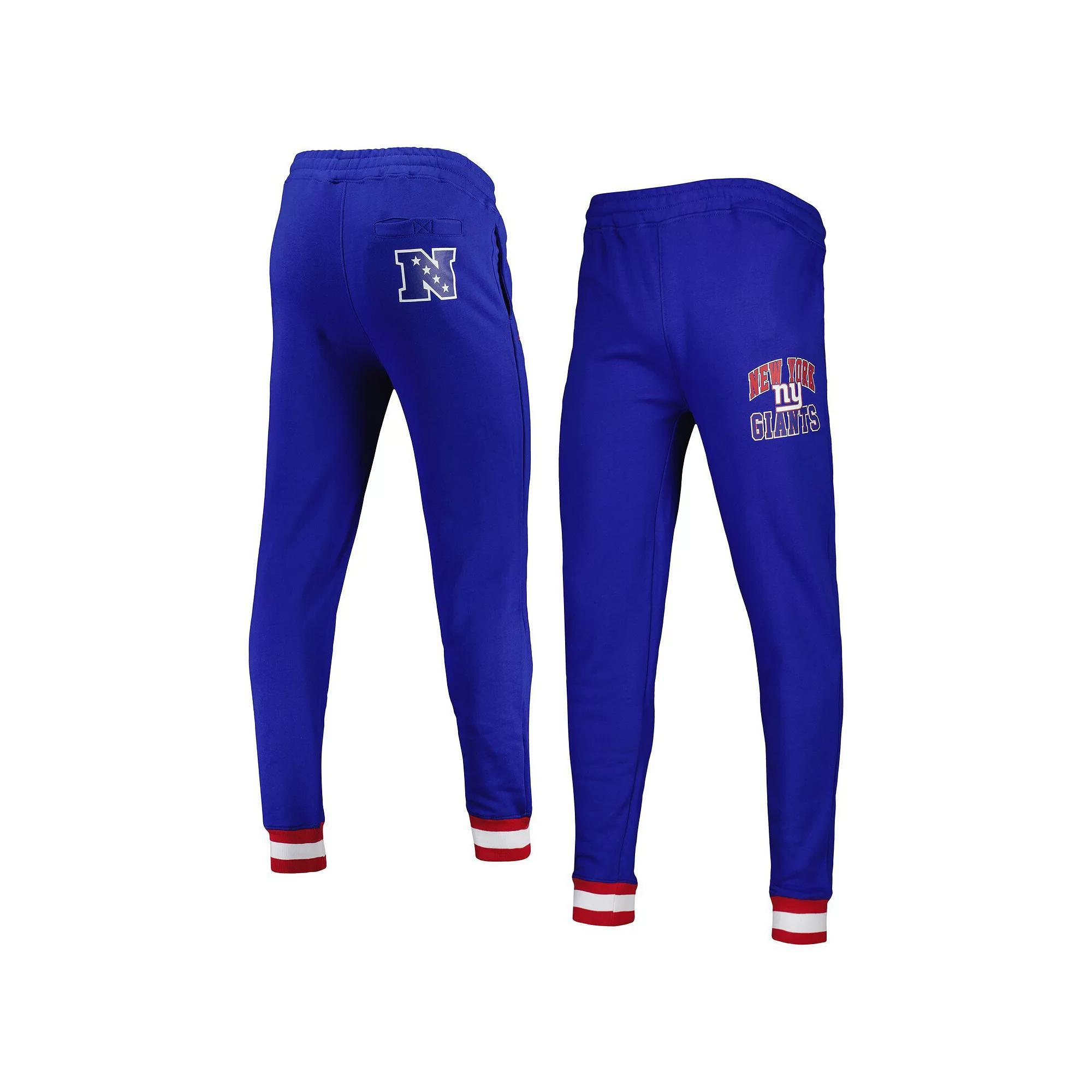 Men's Starter Royal New York Giants Blitz Fleece Jogger Pants, Size: Medium, Blue Product Image