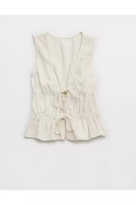 Aerie Tie Front Tank Top Women's Product Image
