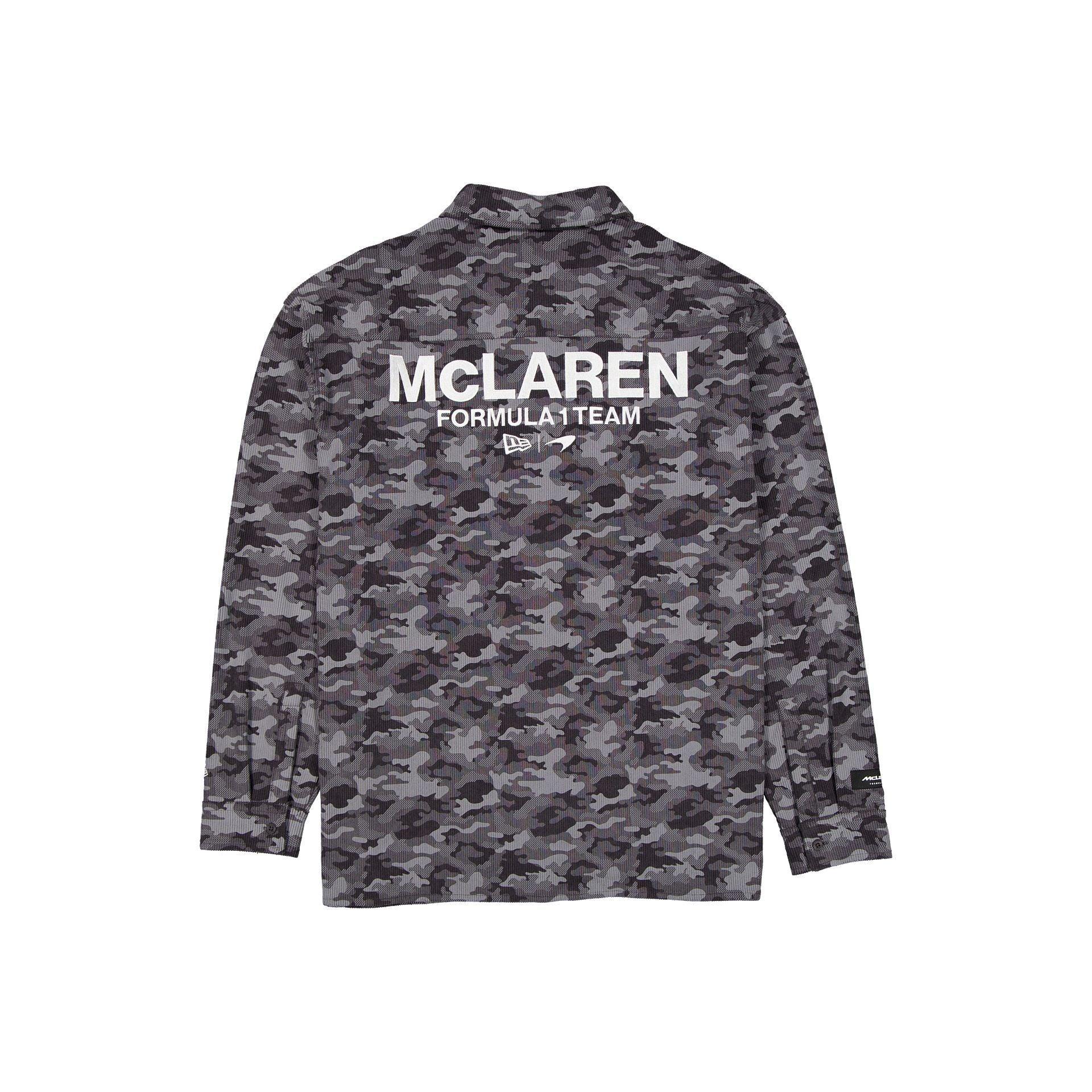 McLaren Formula 1 Team Gray Camo Long Sleeve Shirt Male Product Image