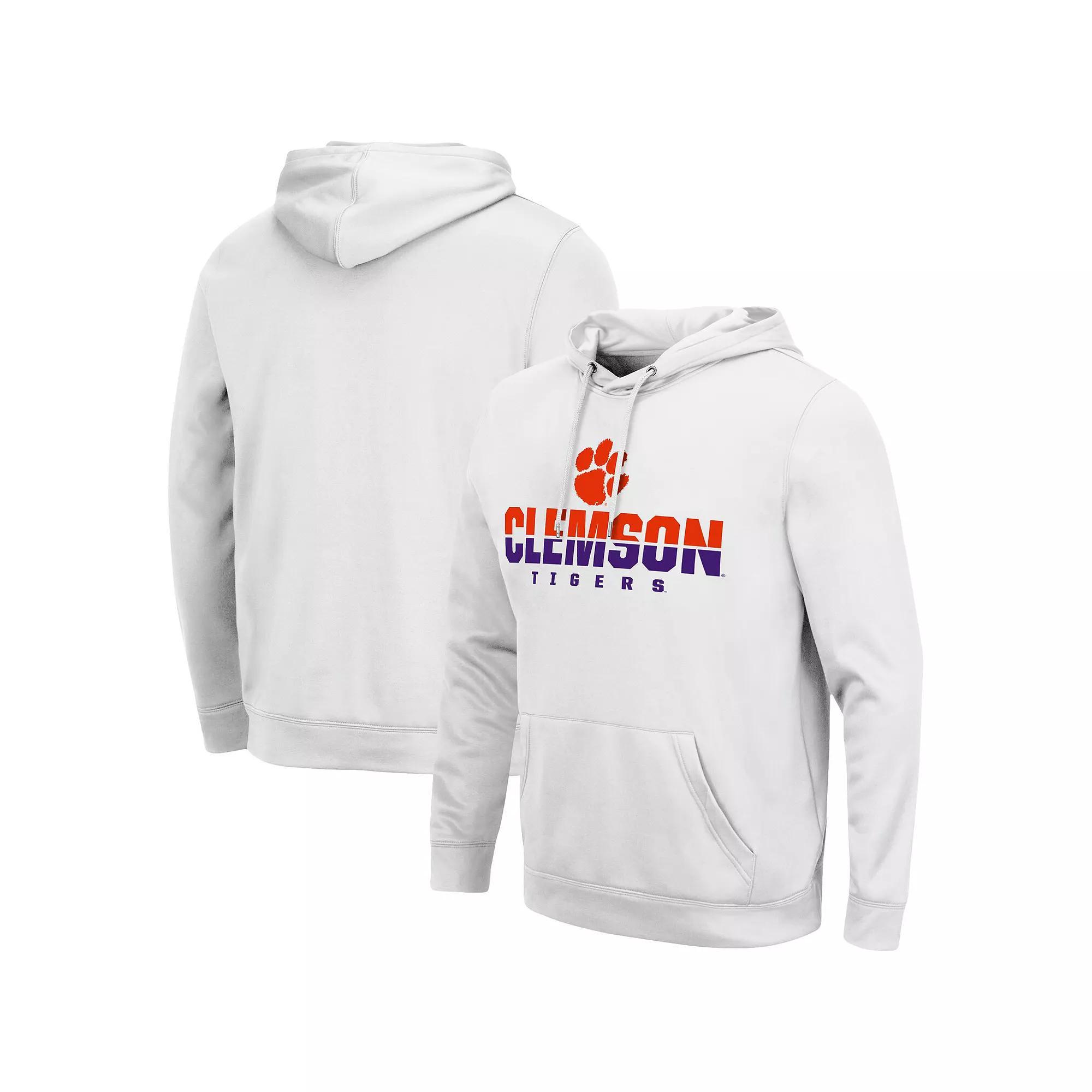 Men's Colosseum White Ohio State Buckeyes Lantern Pullover Hoodie, Size: 3XL Product Image