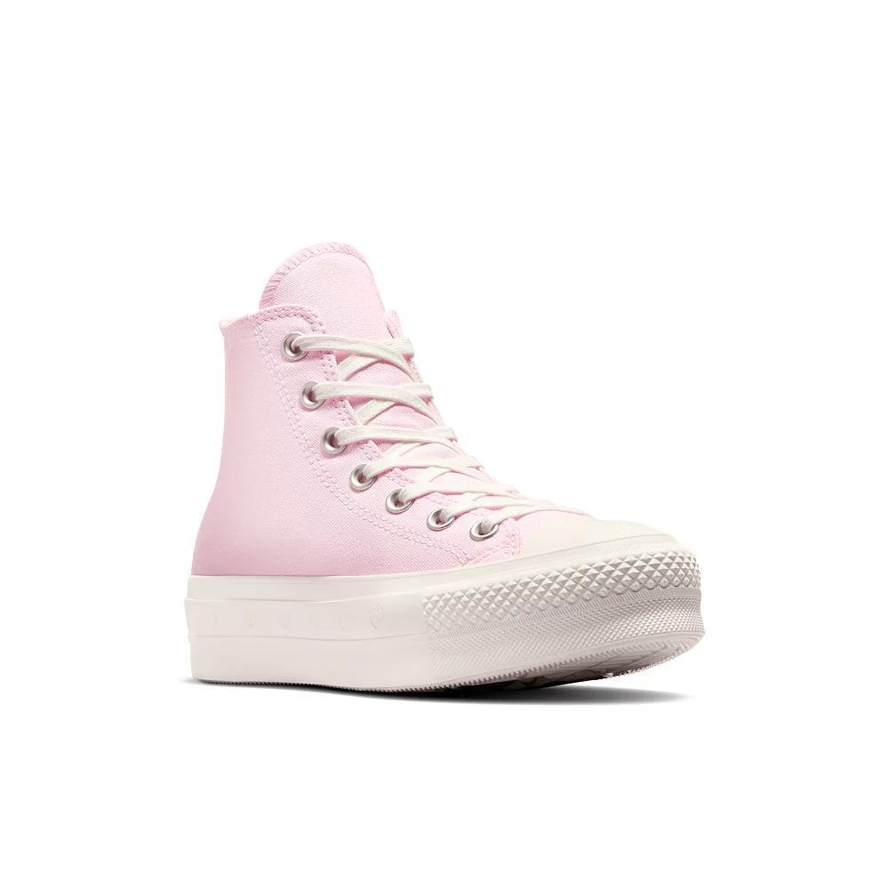 Converse Women's Chuck Taylor All Star Lift Platform Casual Shoes in Pink/Sugar Berry Size 8.5 Cotton/Canvas Product Image