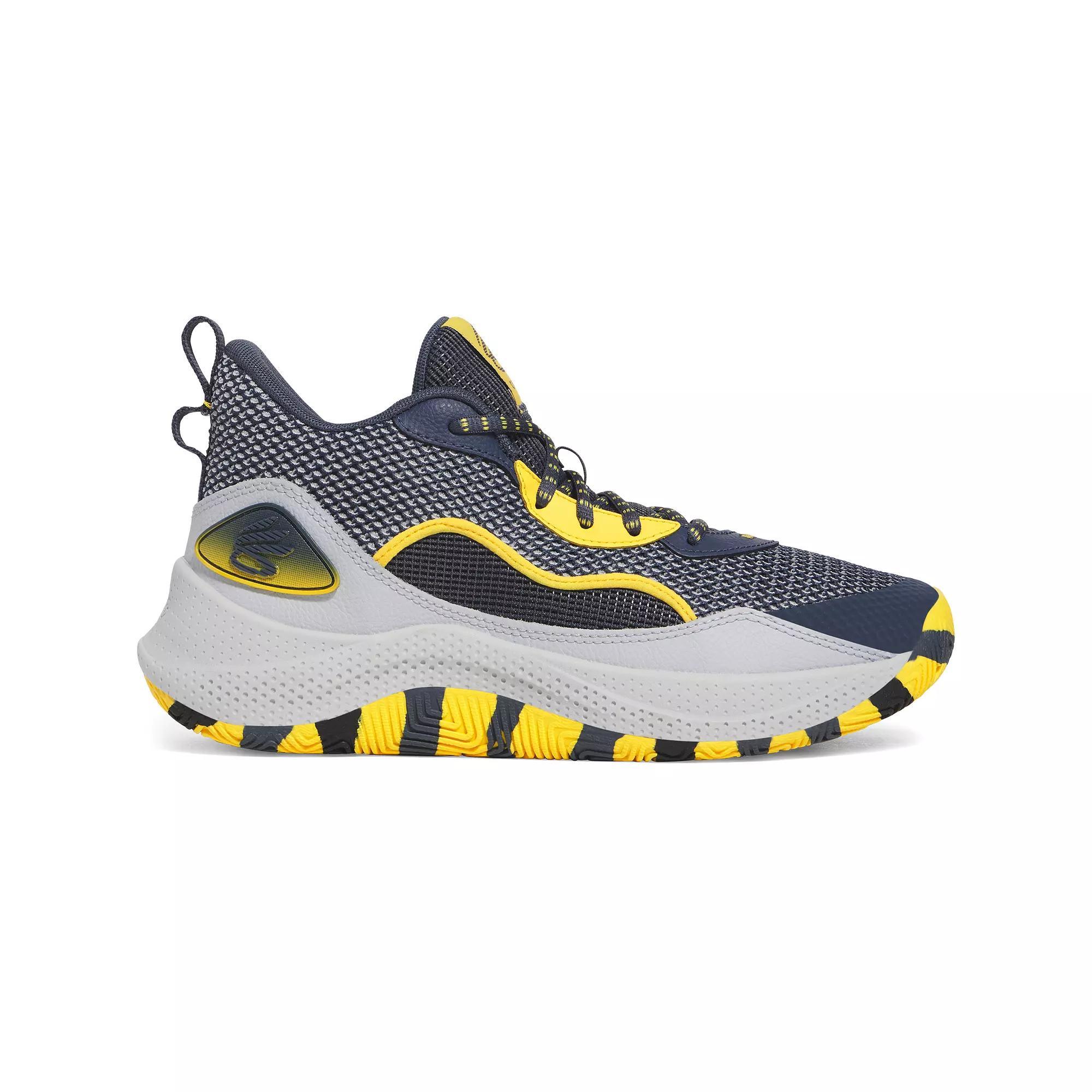 Under Armour Curry 3Z 24 Men's Basketball Shoes, Size: M9W10.5, Downpour Gray Product Image