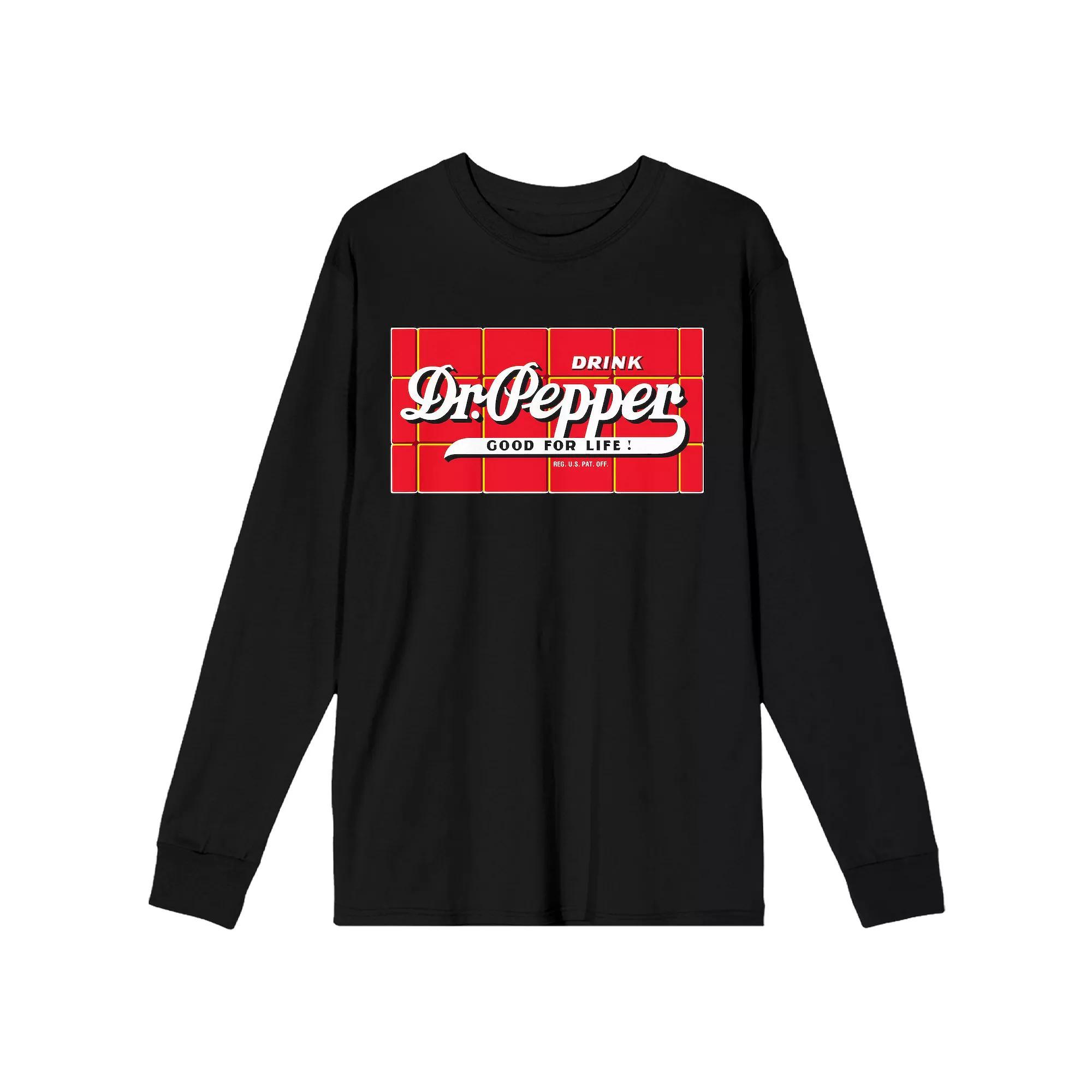 Men's Dr. Pepper Good For Life Graphic Tee, Size: Small, Black Product Image