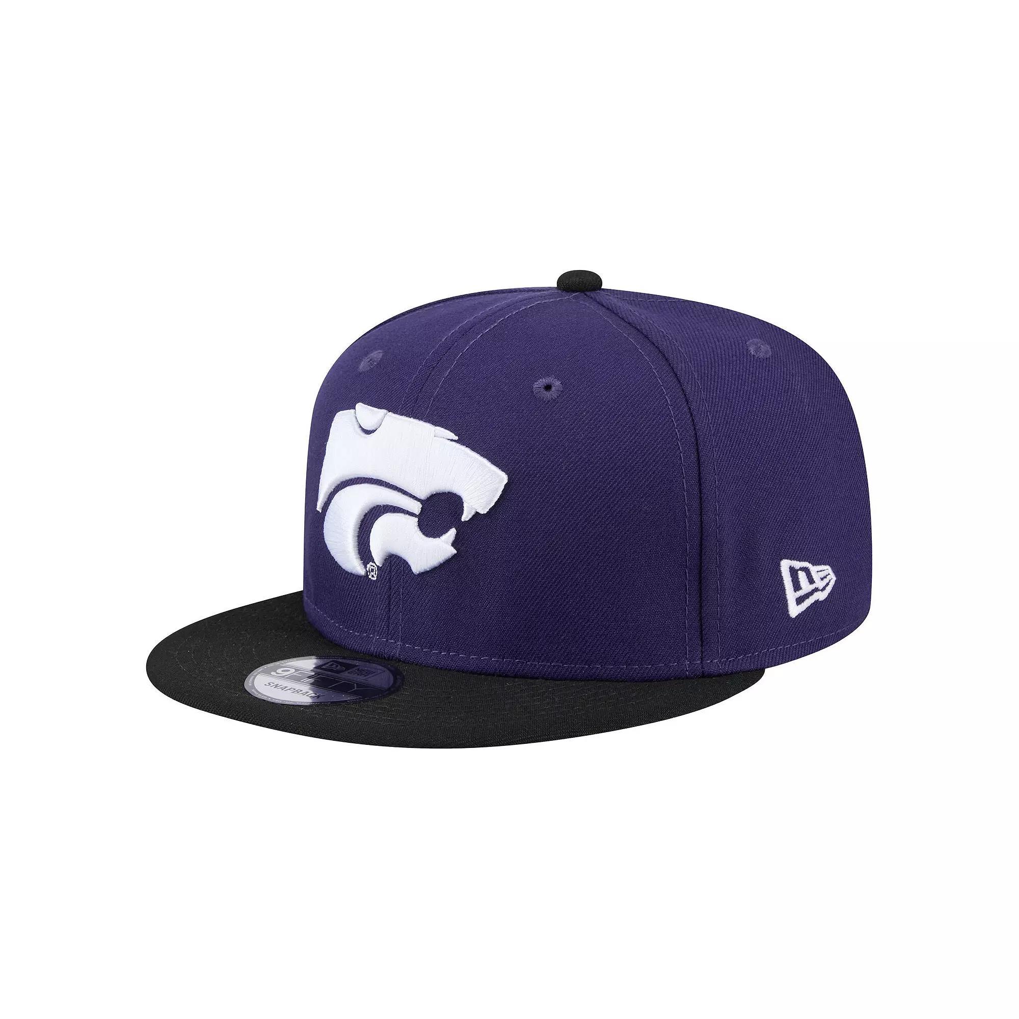 Mens New Era /Black Kansas State Wildcats Two-Tone 9FIFTY Snapback Hat Product Image