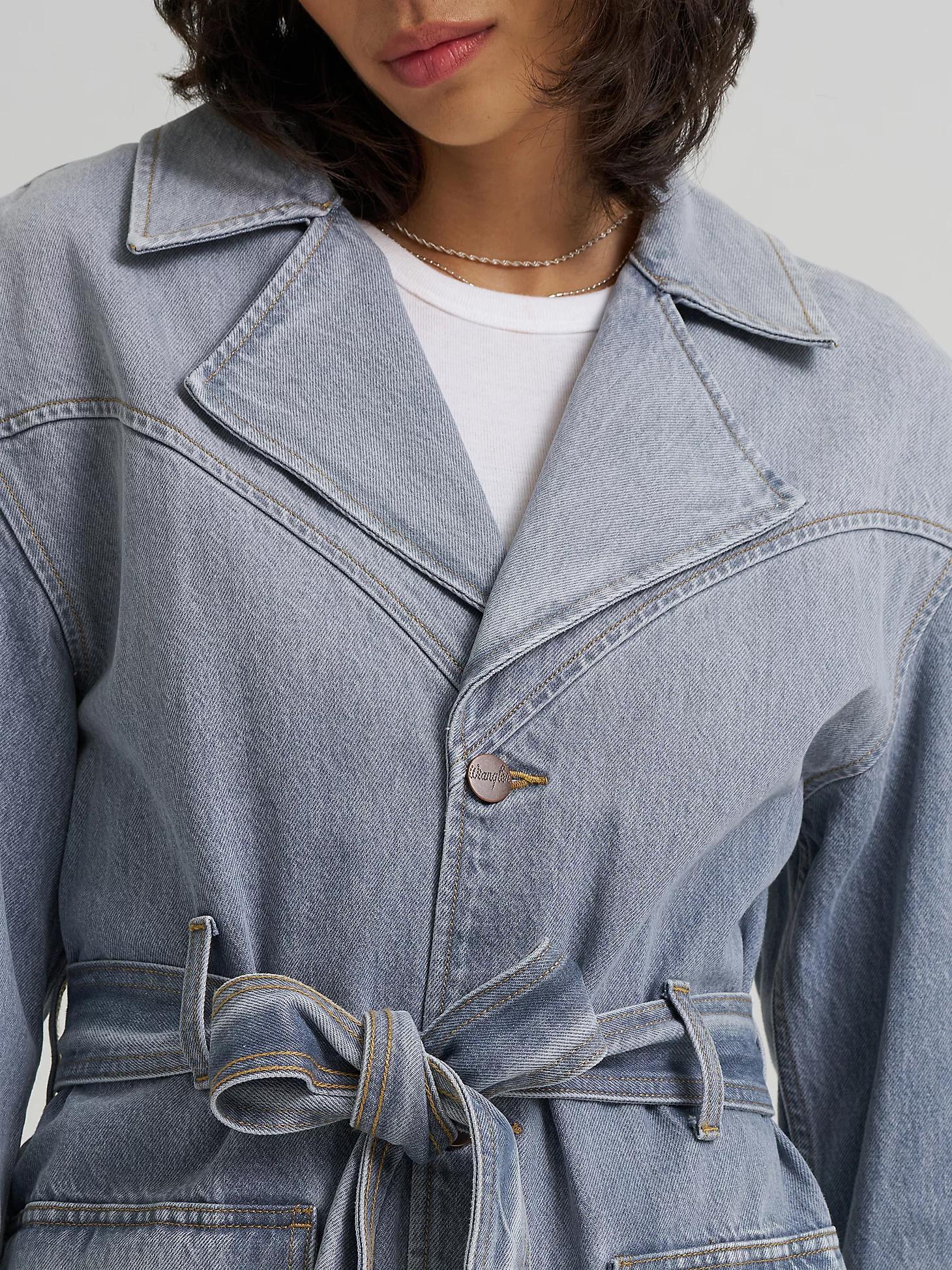 Women's Denim Trench | Women's JACKETS & OUTERWEAR | Wrangler® Product Image