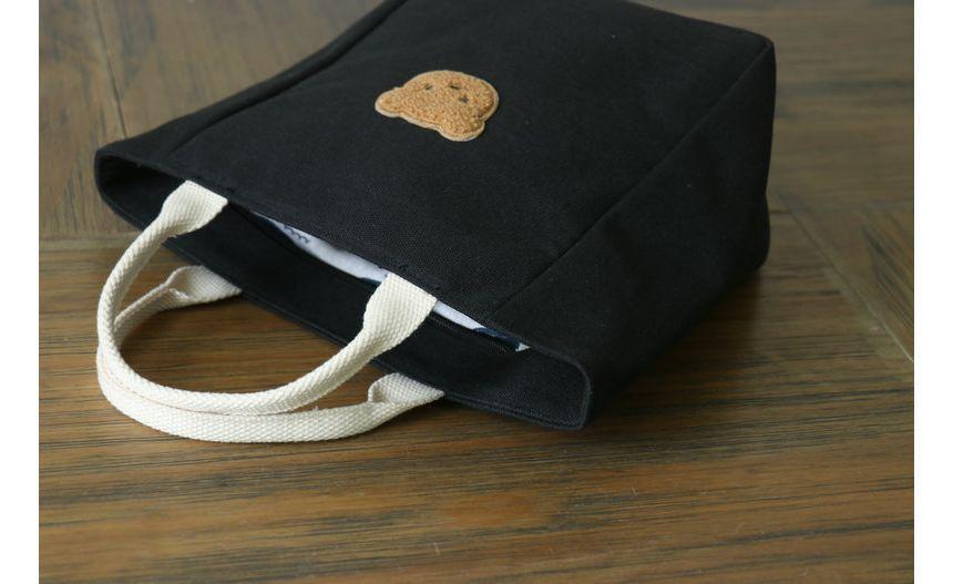 Bear Embroidered Lunch Bag Product Image