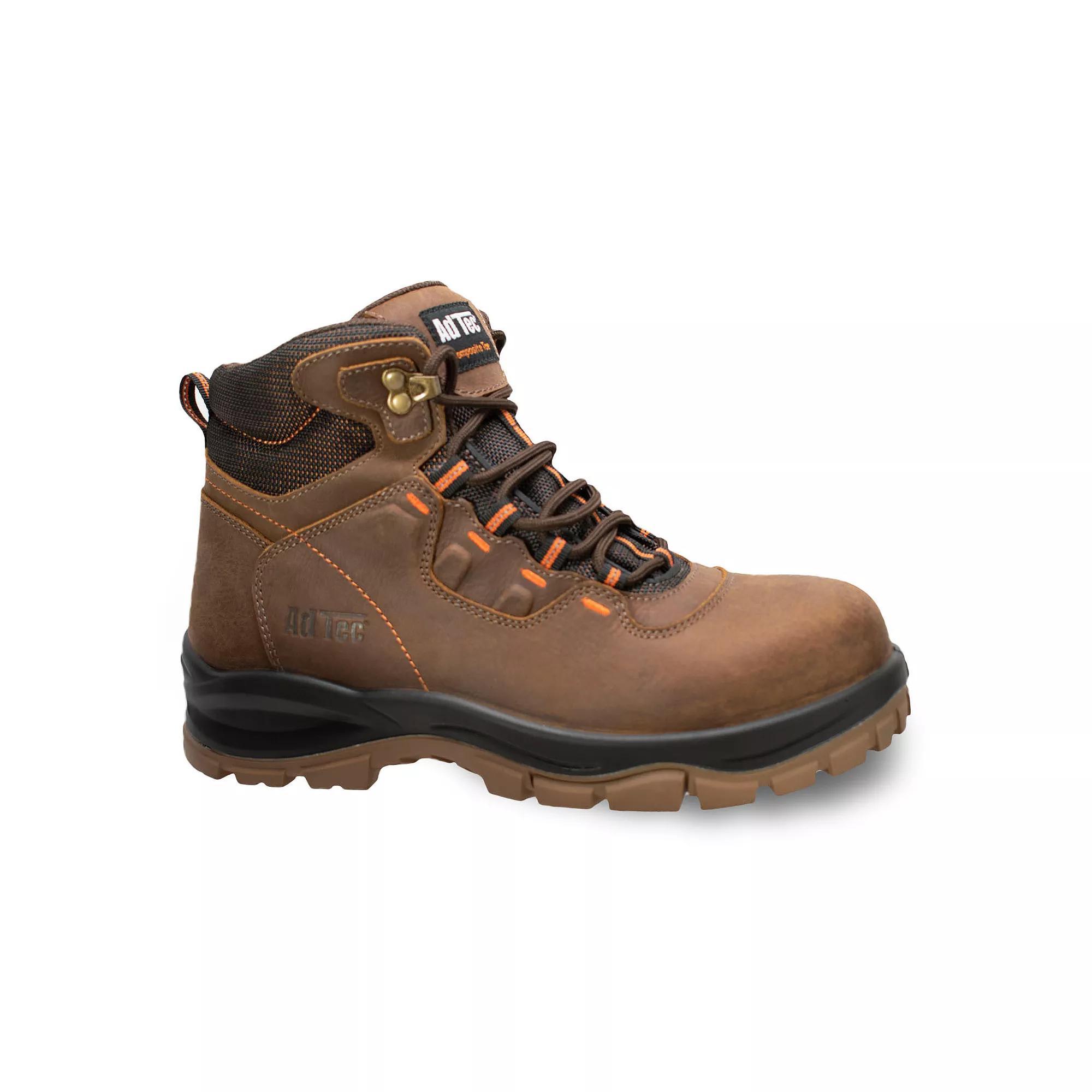 AdTec Classic X Men's Waterproof Composite Toe Work Boots, Size: 9 Wide, Brown Product Image