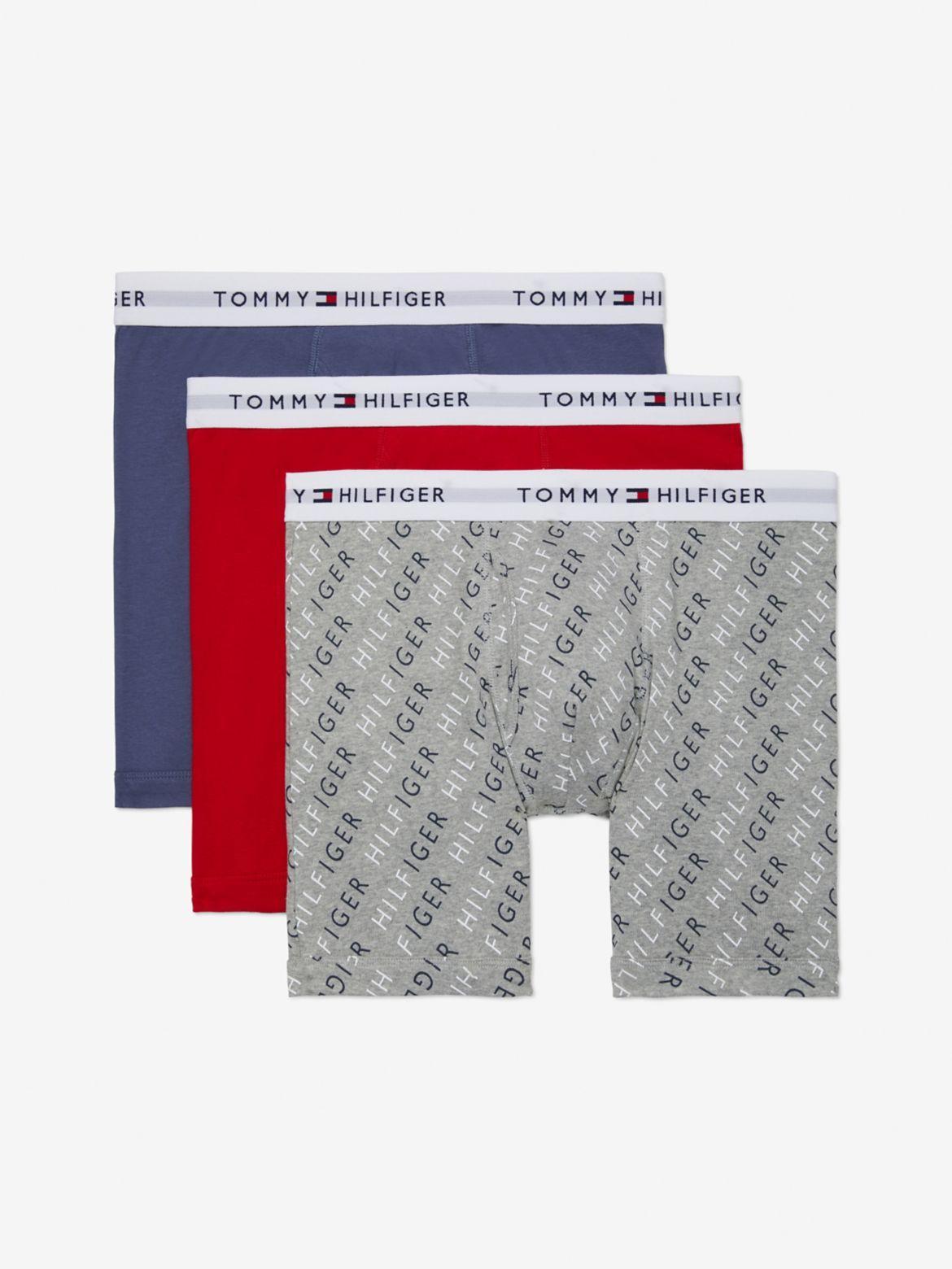 Men's Tommy Hilfiger 3-pack Cotton Classic Boxer Briefs, Size: Large, Vibrant Royal Product Image