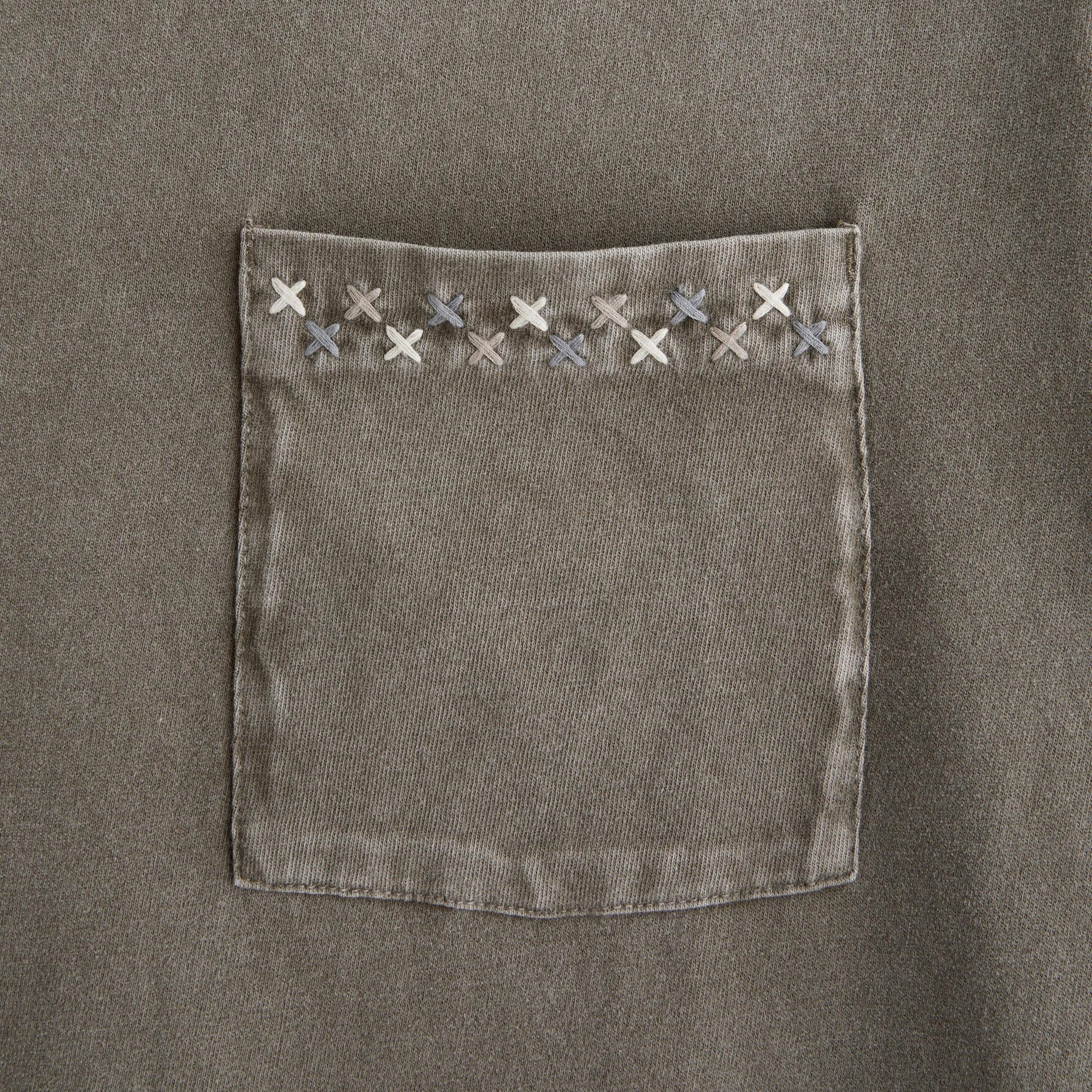 Embroidered Vintage-Inspired Tee Product Image