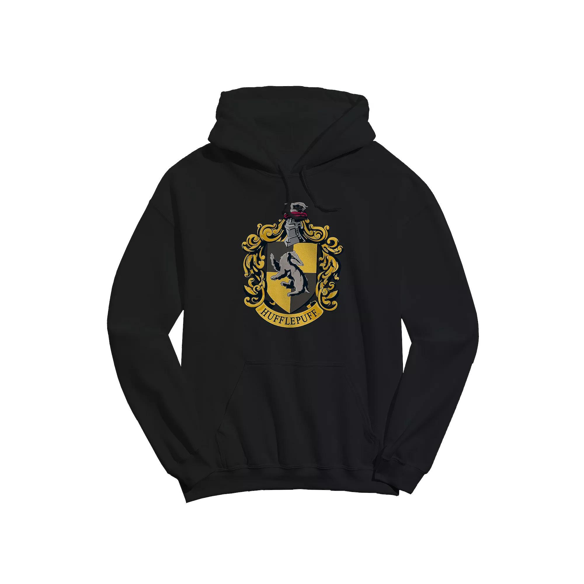 Men's Hufflepuff Graphic Hoodie, Size: XXL, Black Product Image