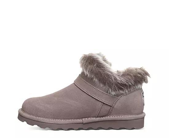Bearpaw Jasmine Faux Fur Women's Short Boots, Size: 9, Black Ii Product Image