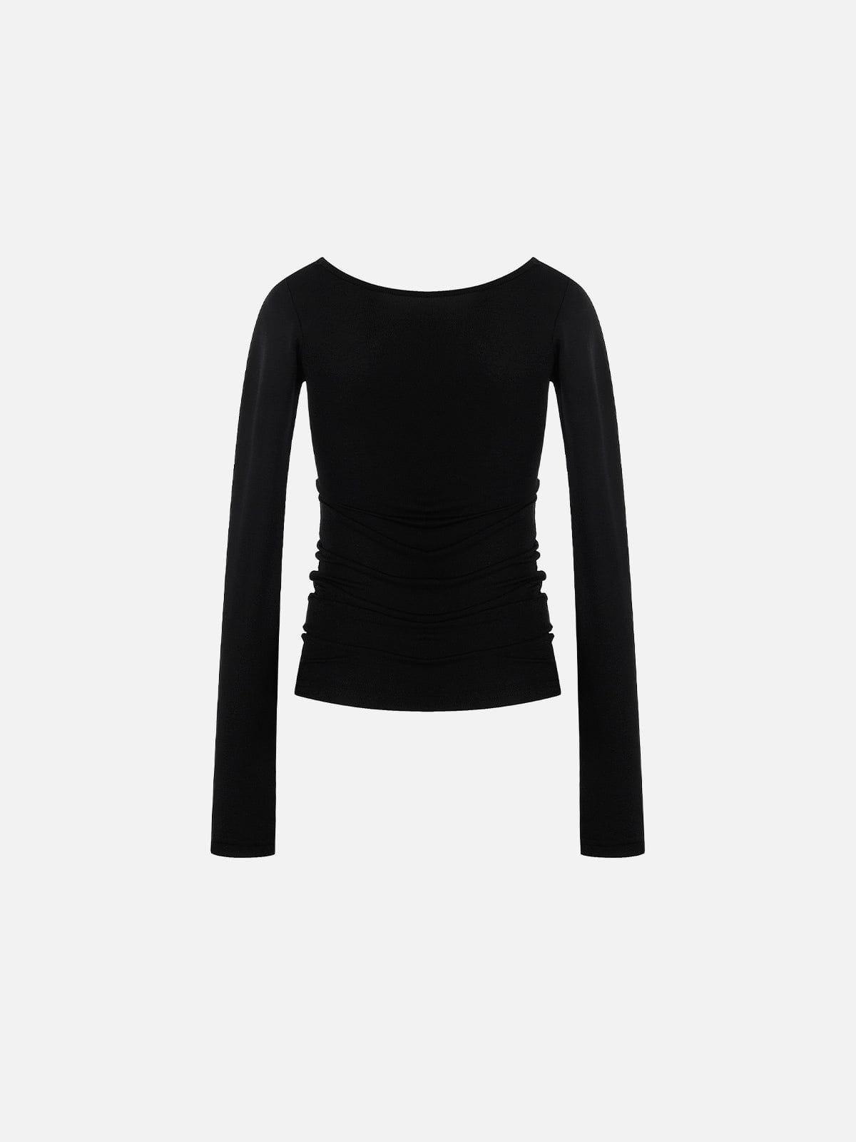 Aelfric Eden Bow Print Long Sleeve Tee Female Product Image