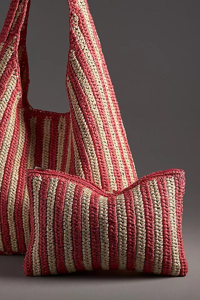The Love Knot Slouchy Bag: Raffia Buckle Edition Product Image