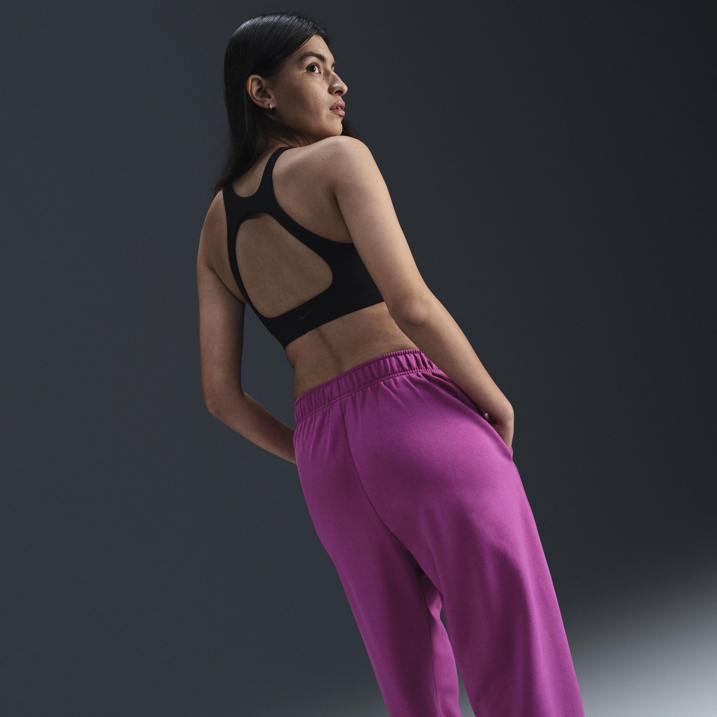 Nike Womens Sportswear Club Fleece Mid-Rise Oversized Sweatpants Product Image