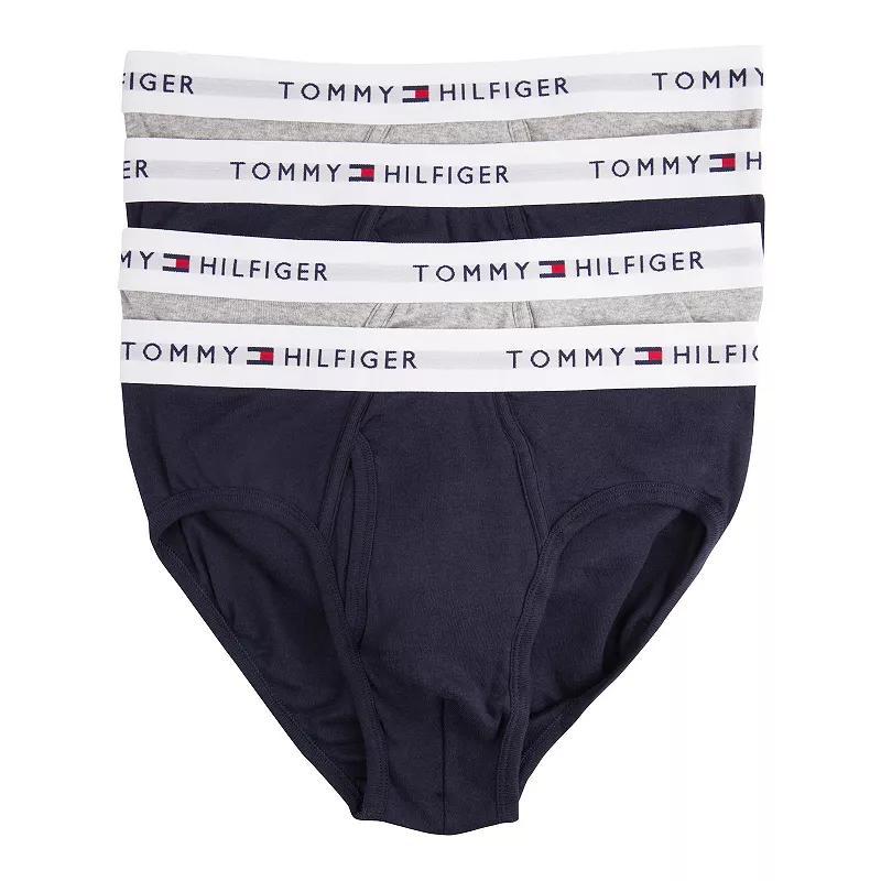 Men's Tommy Hilfiger 4-pack Cotton Classic Briefs, Size: XXL, Brown Product Image