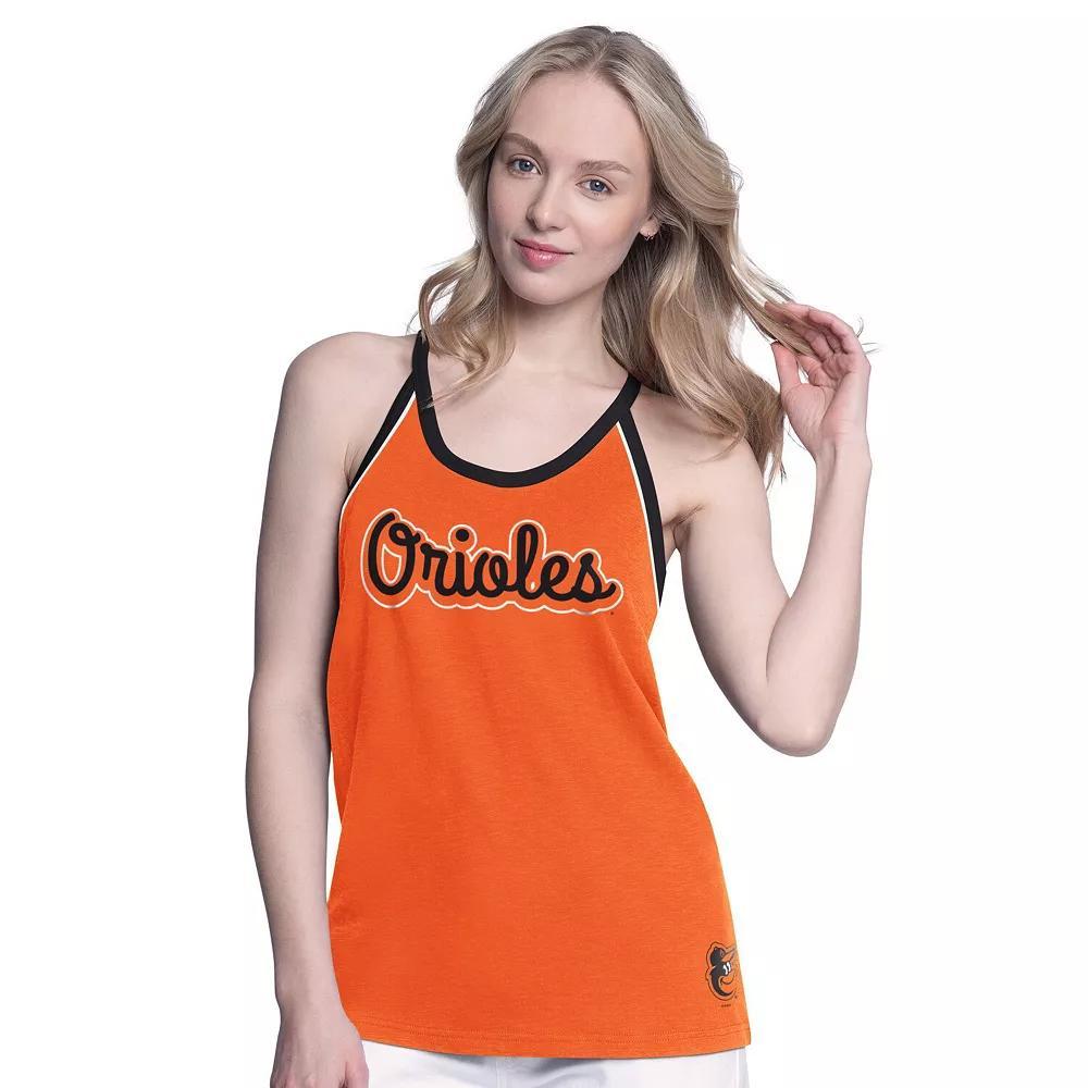 Womens G-III 4Her by Carl Banks Baltimore Orioles Curveball Racerback Tank Top Product Image