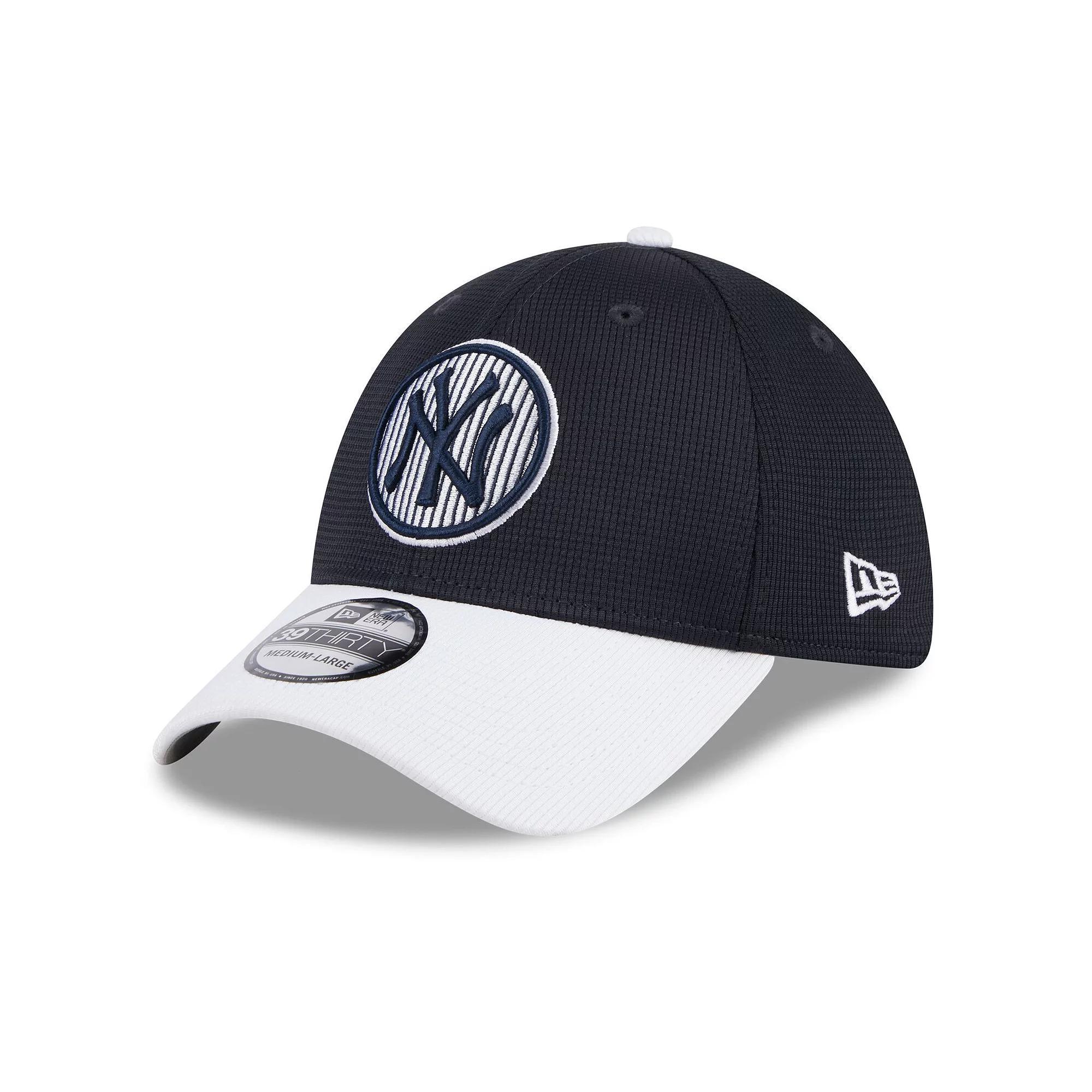 Men's New Era  Navy New York Yankees 2024 Batting Practice 39THIRTY Flex Hat, Size: Medium/Large, Blue Product Image