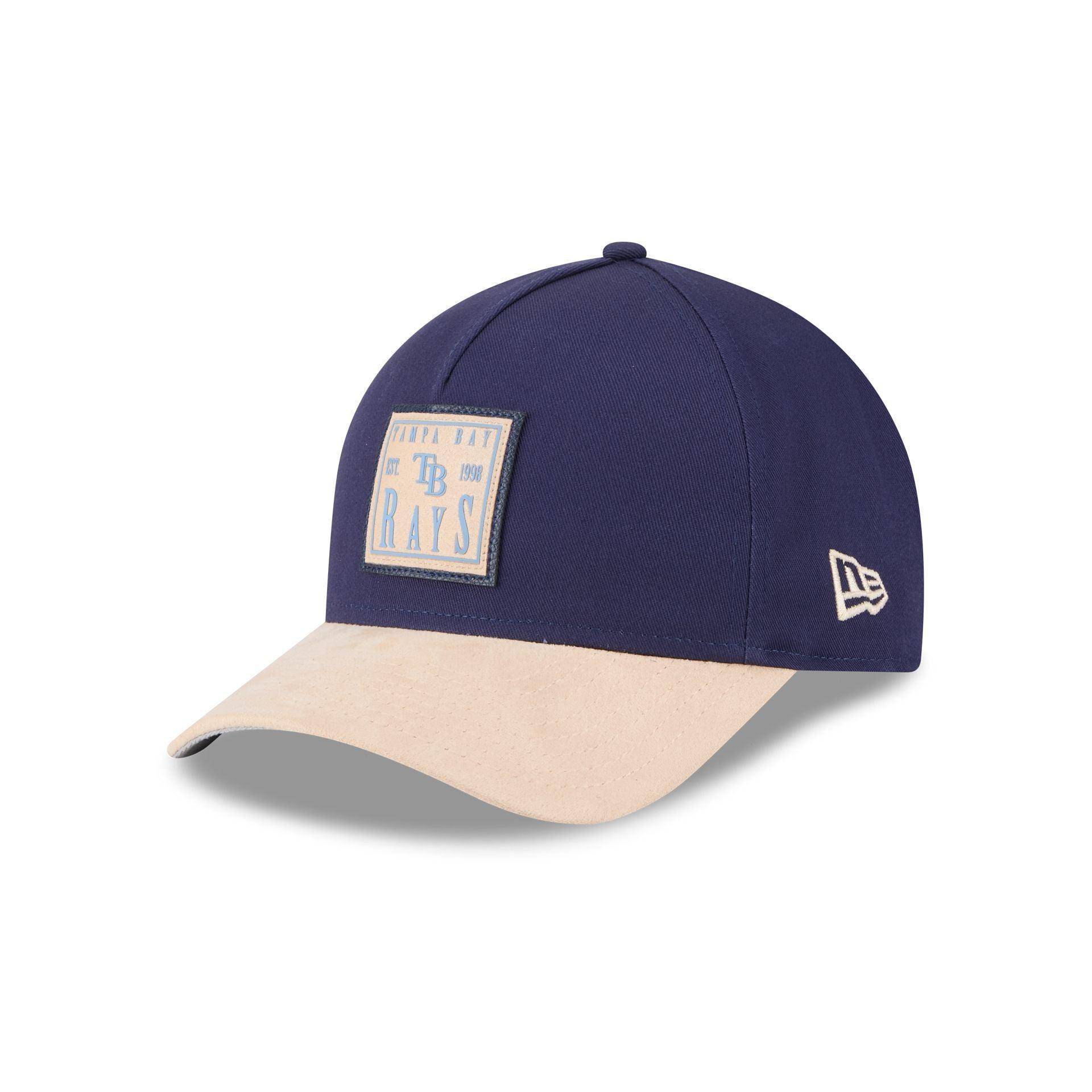 Tampa Bay Rays Suede Patch 9FORTY M-Crown A-Frame Adjustable Hat Male Product Image