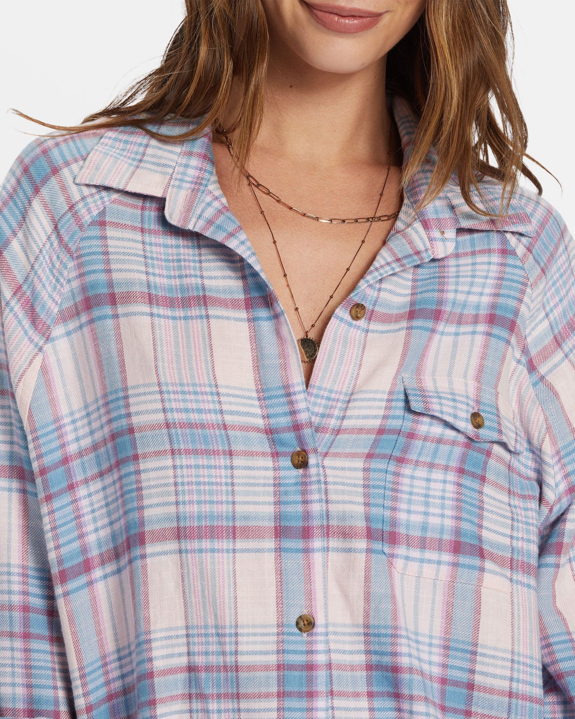 Best Time Long Sleeve Shirt - Washed Berry Female Product Image