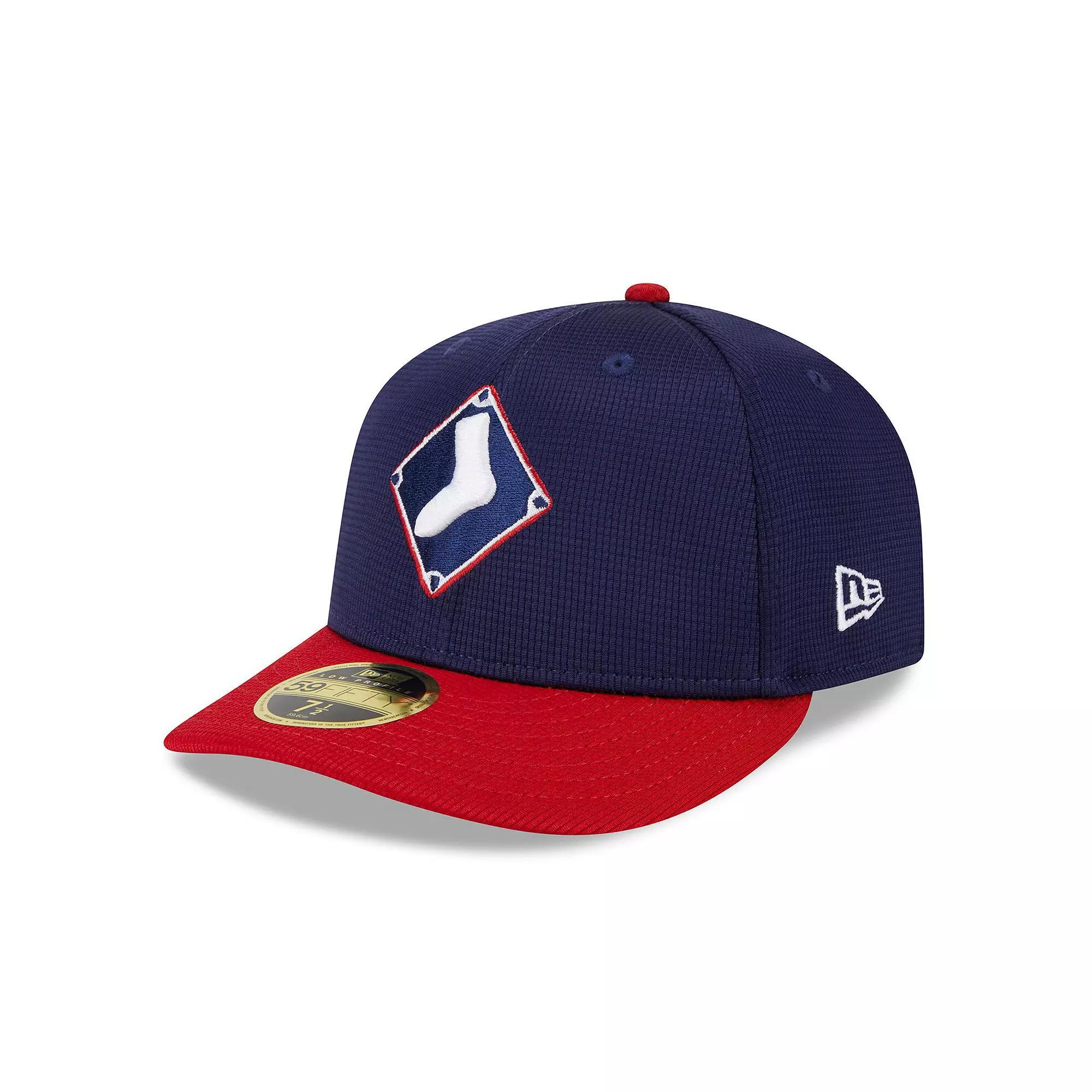 Men's New Era  Navy Chicago White Sox 2024 Batting Practice Low Profile 59FIFTY Fitted Hat, Size: 7 3/4, Blue Product Image