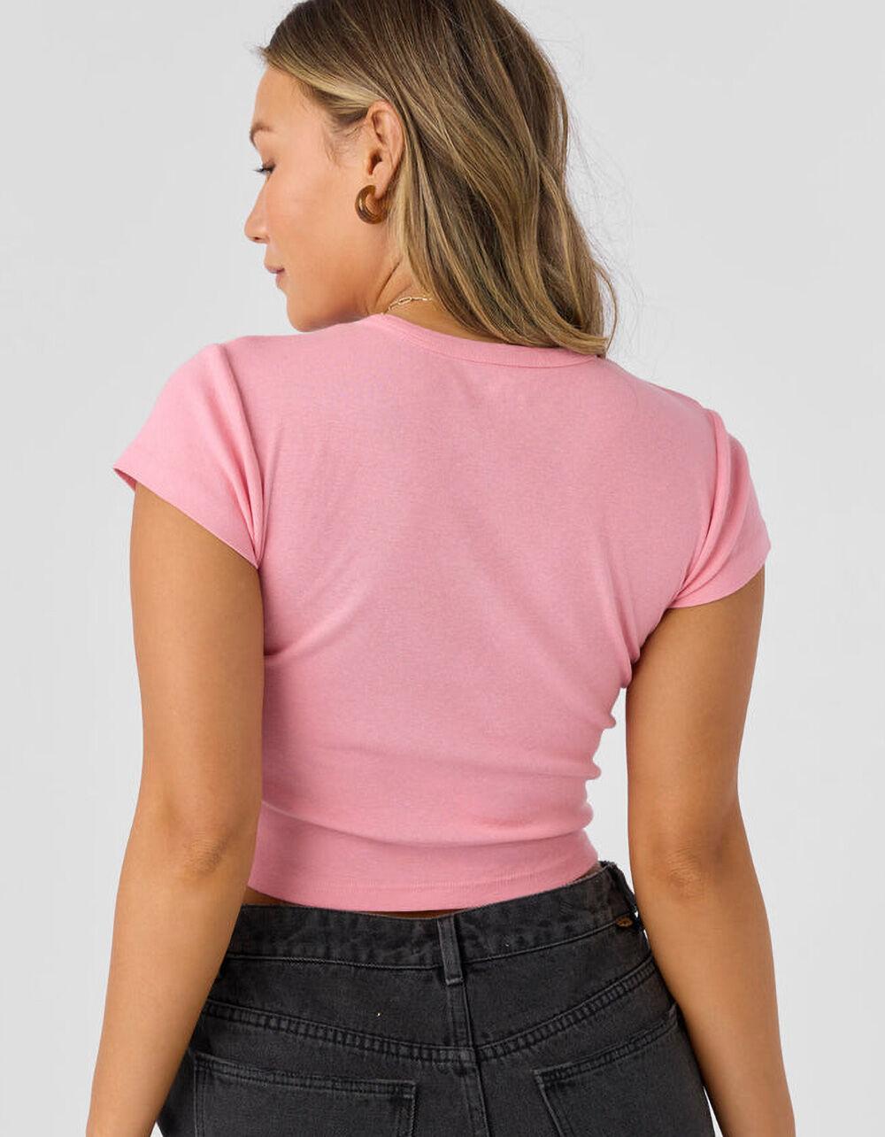 O'NEILL Sun Rays Womens Baby Tee - PINK Product Image