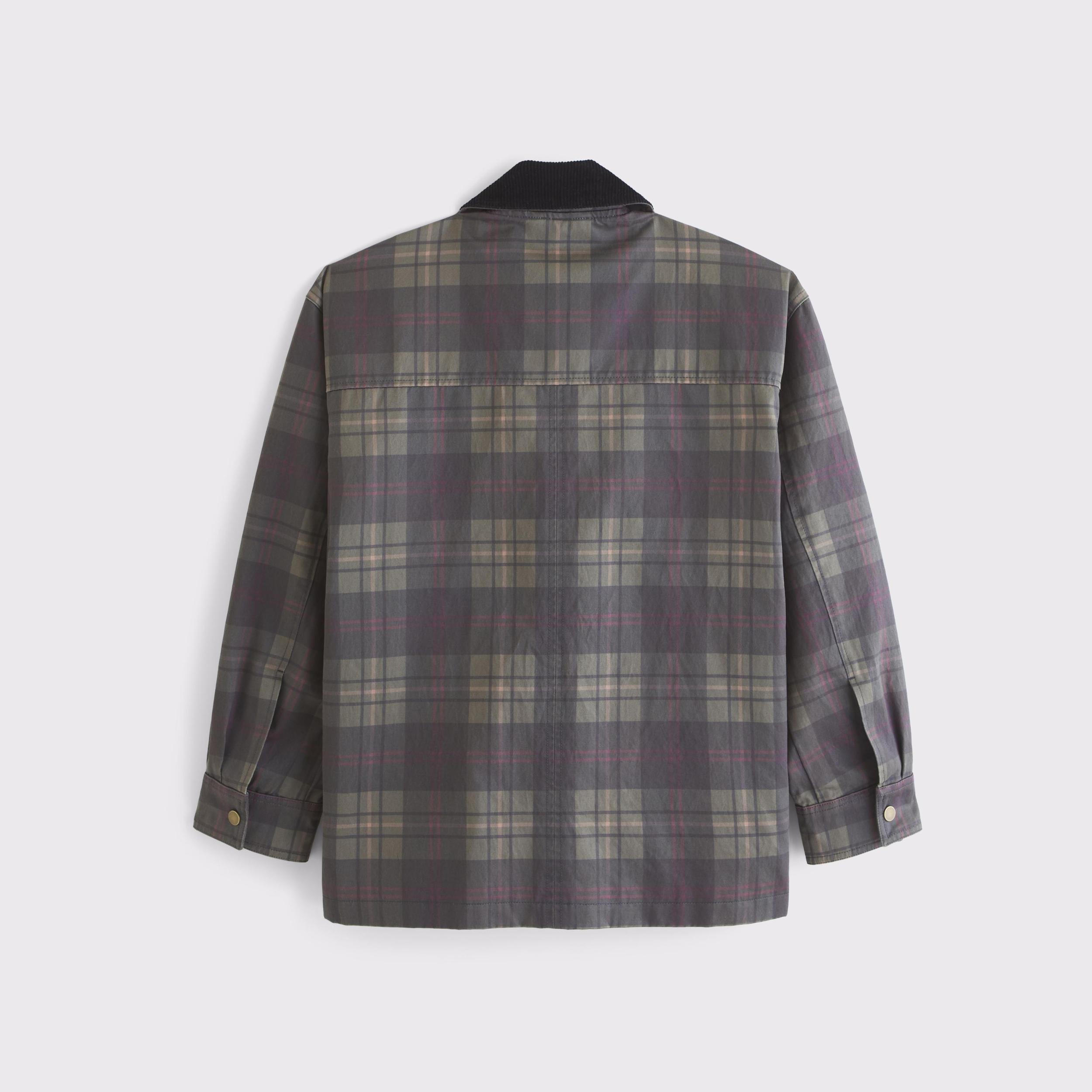 Mid-Length Waxed Barn Jacket Product Image
