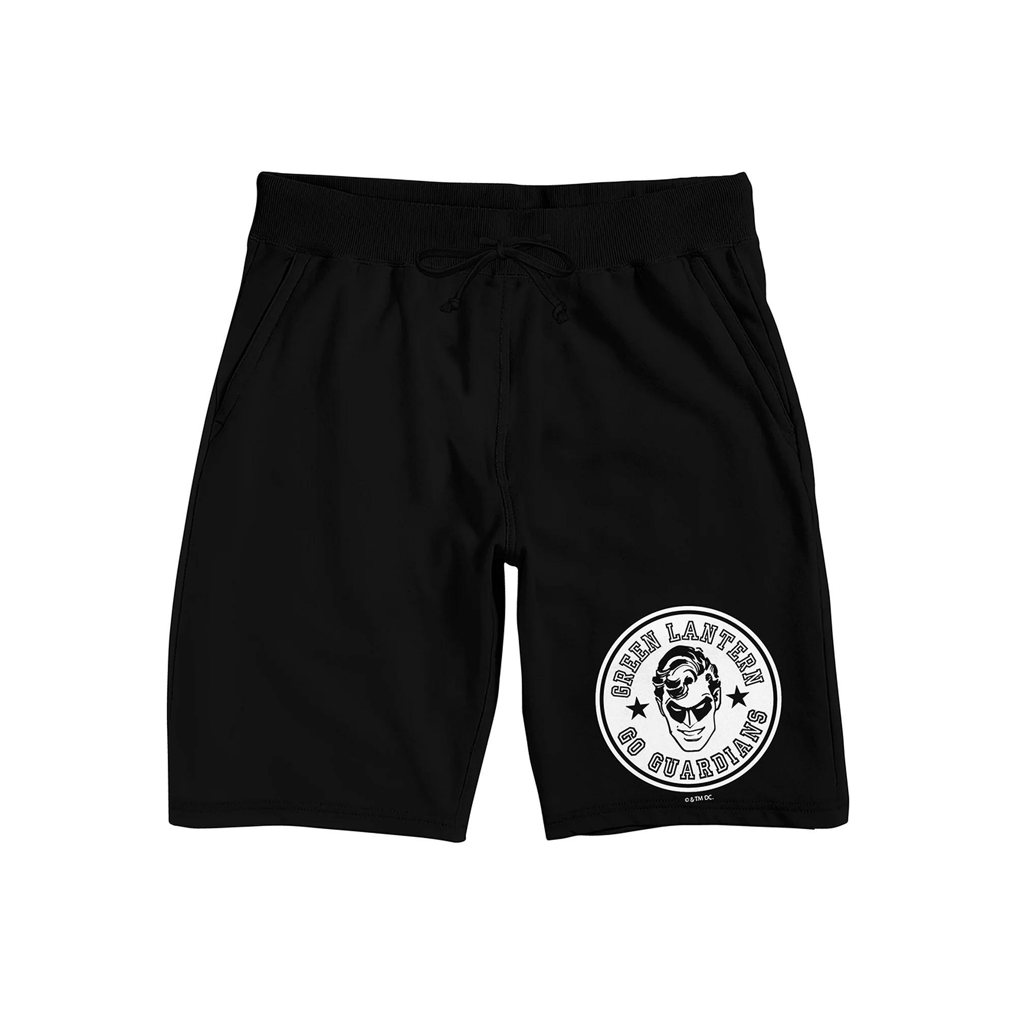 Men's Green Lantern Go Pajama Shorts, Size: Small, Black Product Image