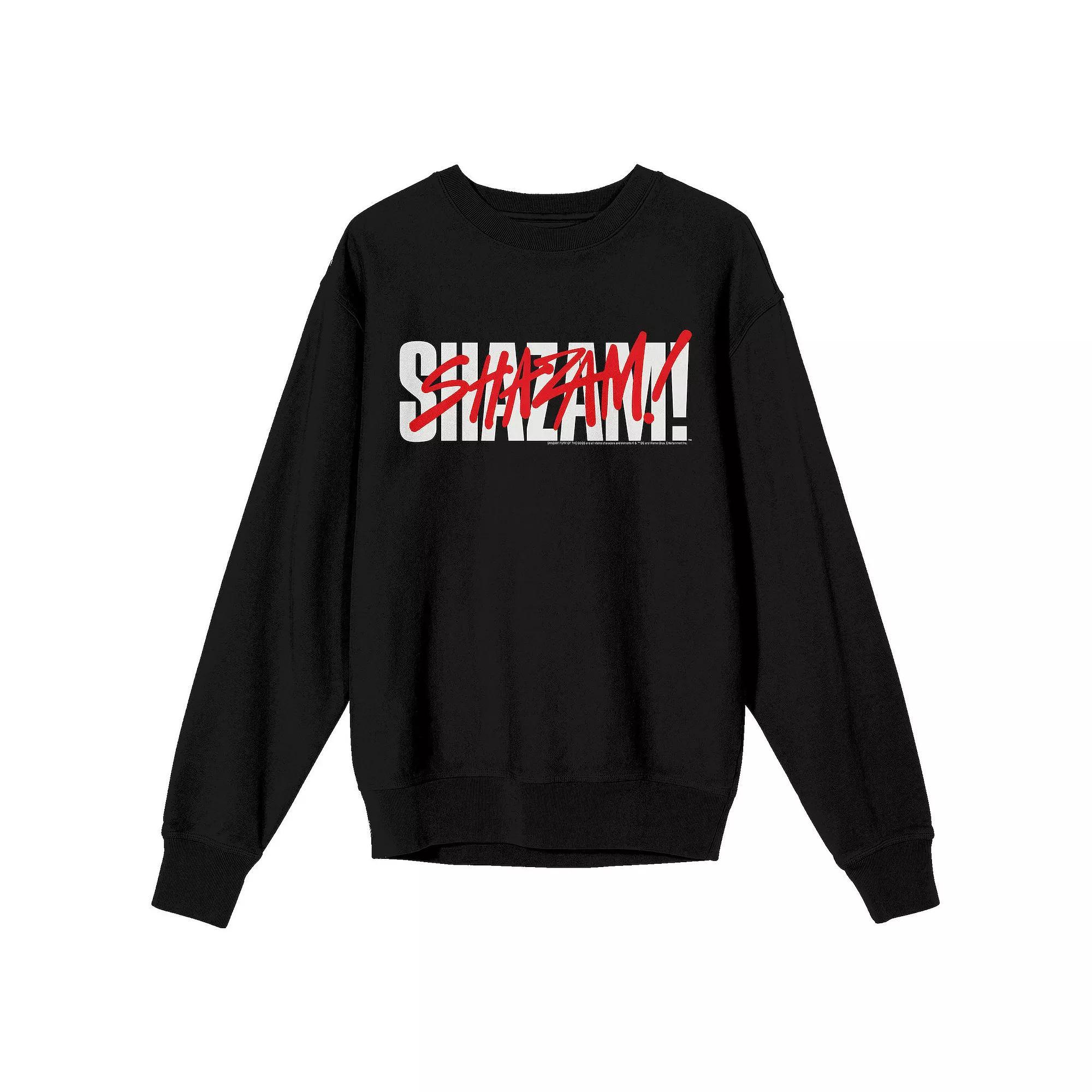 Men's Shazam 2 Fury Of The Gods Long Sleeve Graphic Tee, Size: XL, Black Product Image