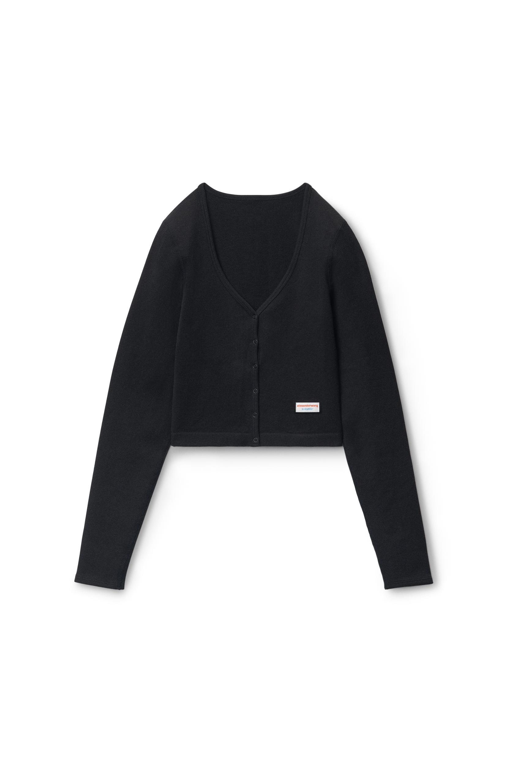 Crystal Hotfix Cropped Camisole In Waffle Knit Product Image