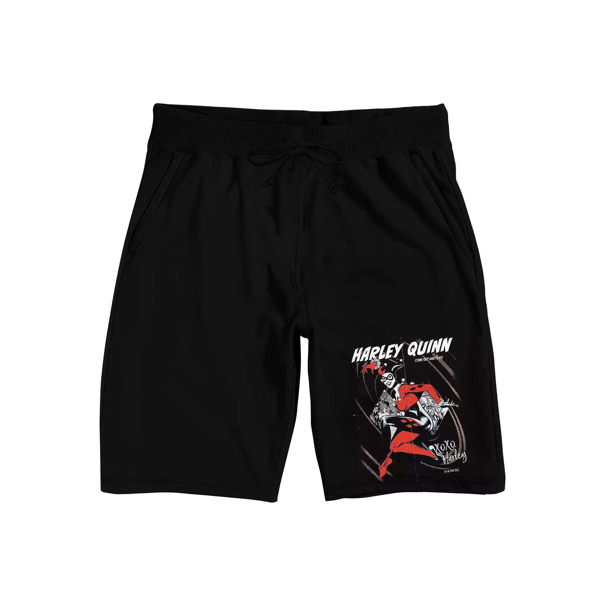 Mens Harley Quinn XOXO Sleep Shorts Product Image