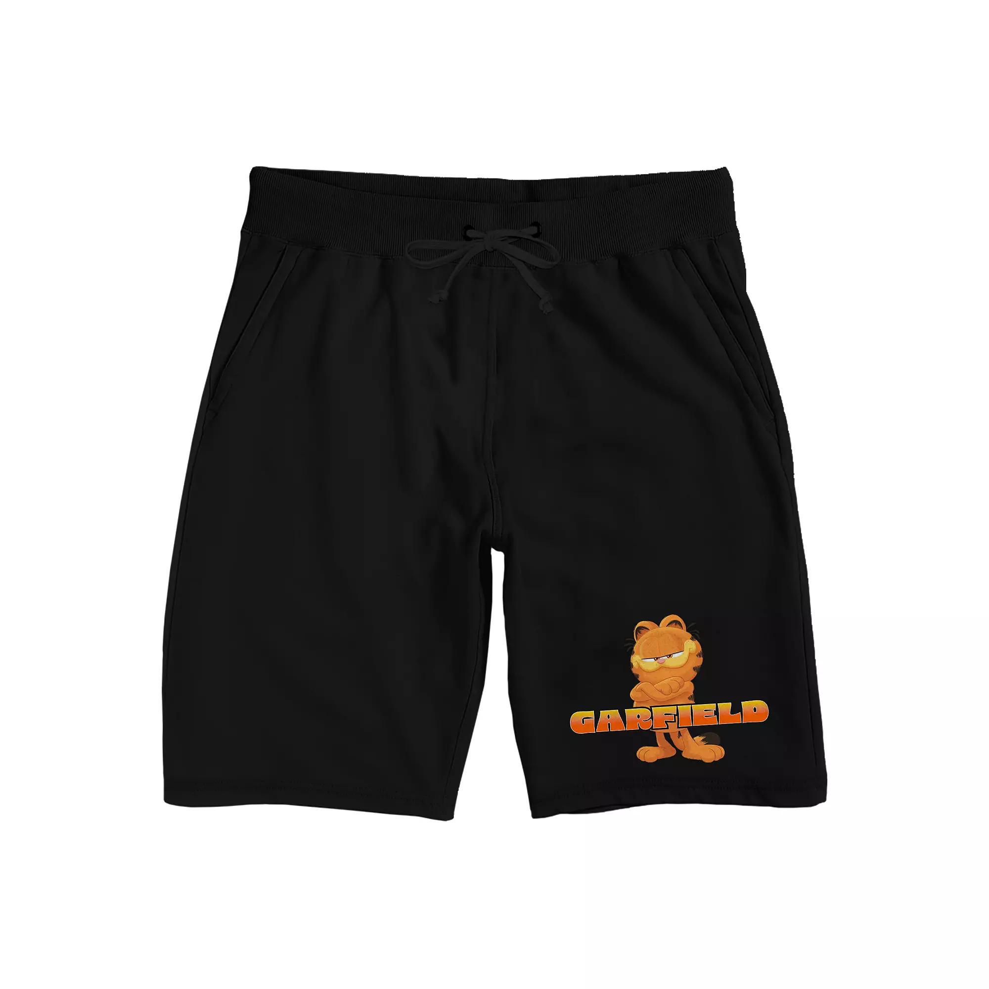 Mens Garfield Movie Pajama Shorts Product Image