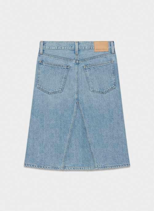 the ’90s midi denim skirt Product Image