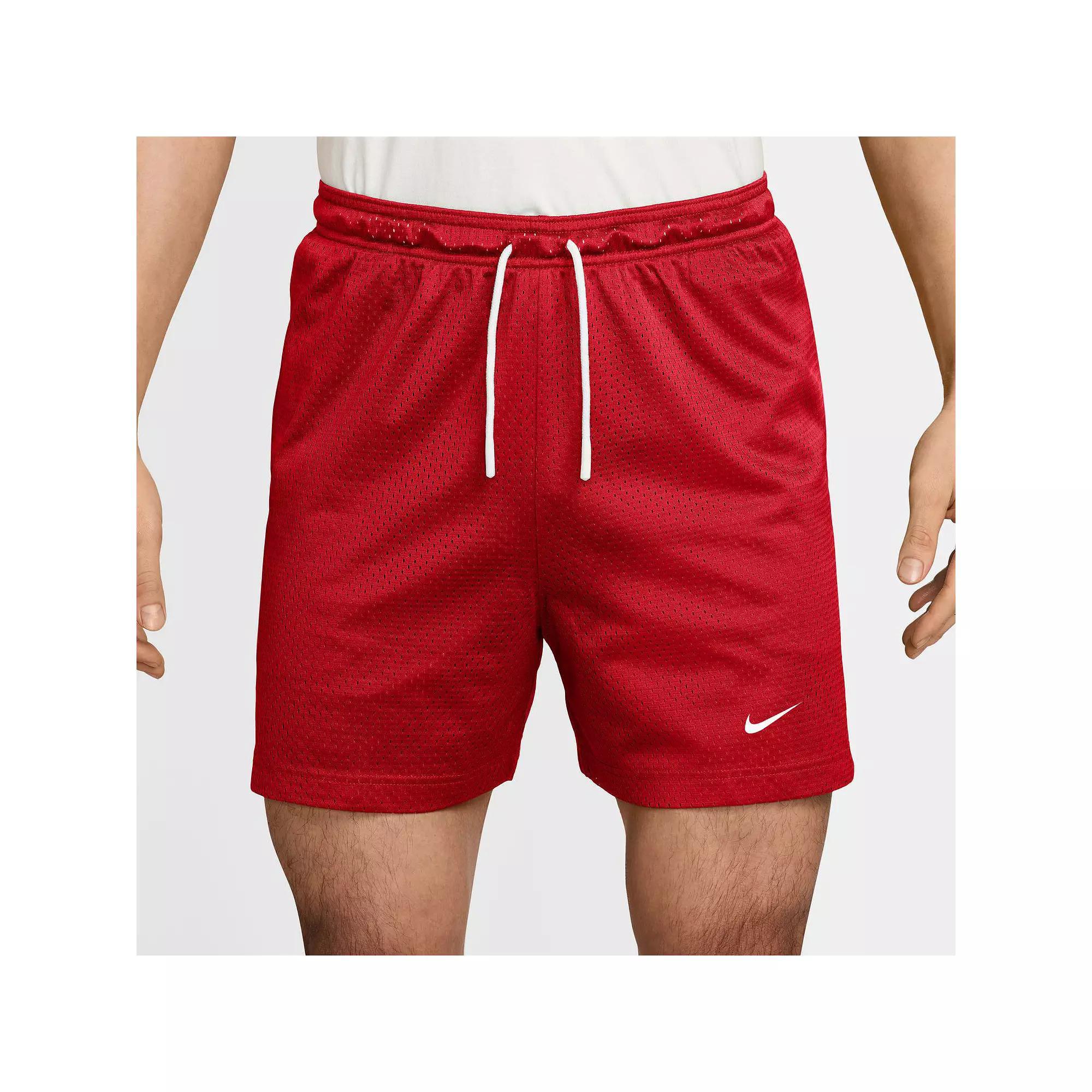 Men's Nike Dri-FIT 5" Mesh Basketball Shorts, Size: Small, Black Product Image